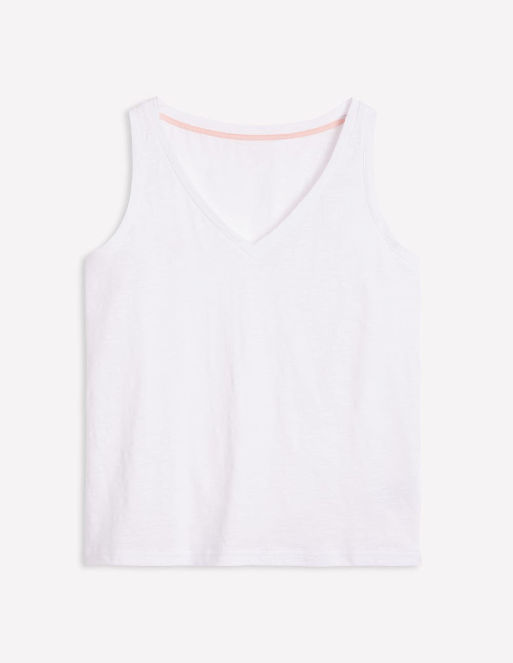 Sophie Slub Vest-White