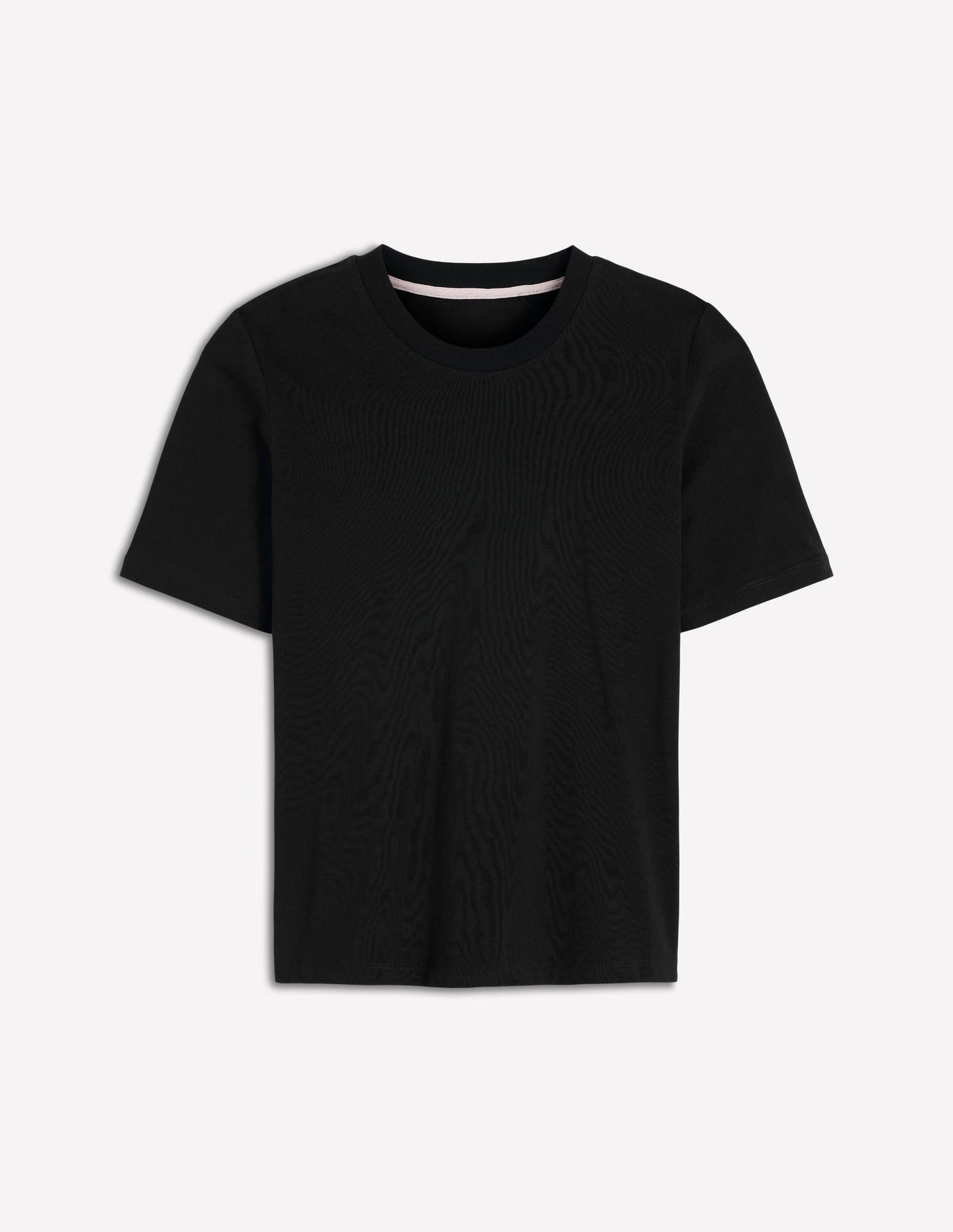 Cotton Crew Neck T-shirt-Black