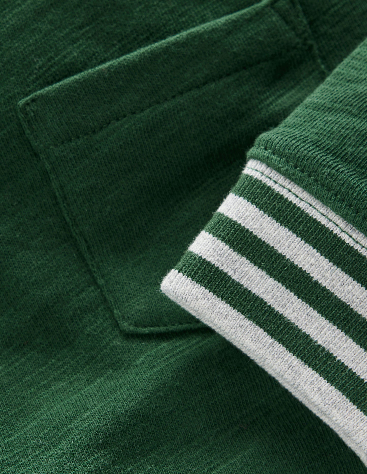 Cosy Mid-weight T-shirt-Hunter Green / Blue Aura