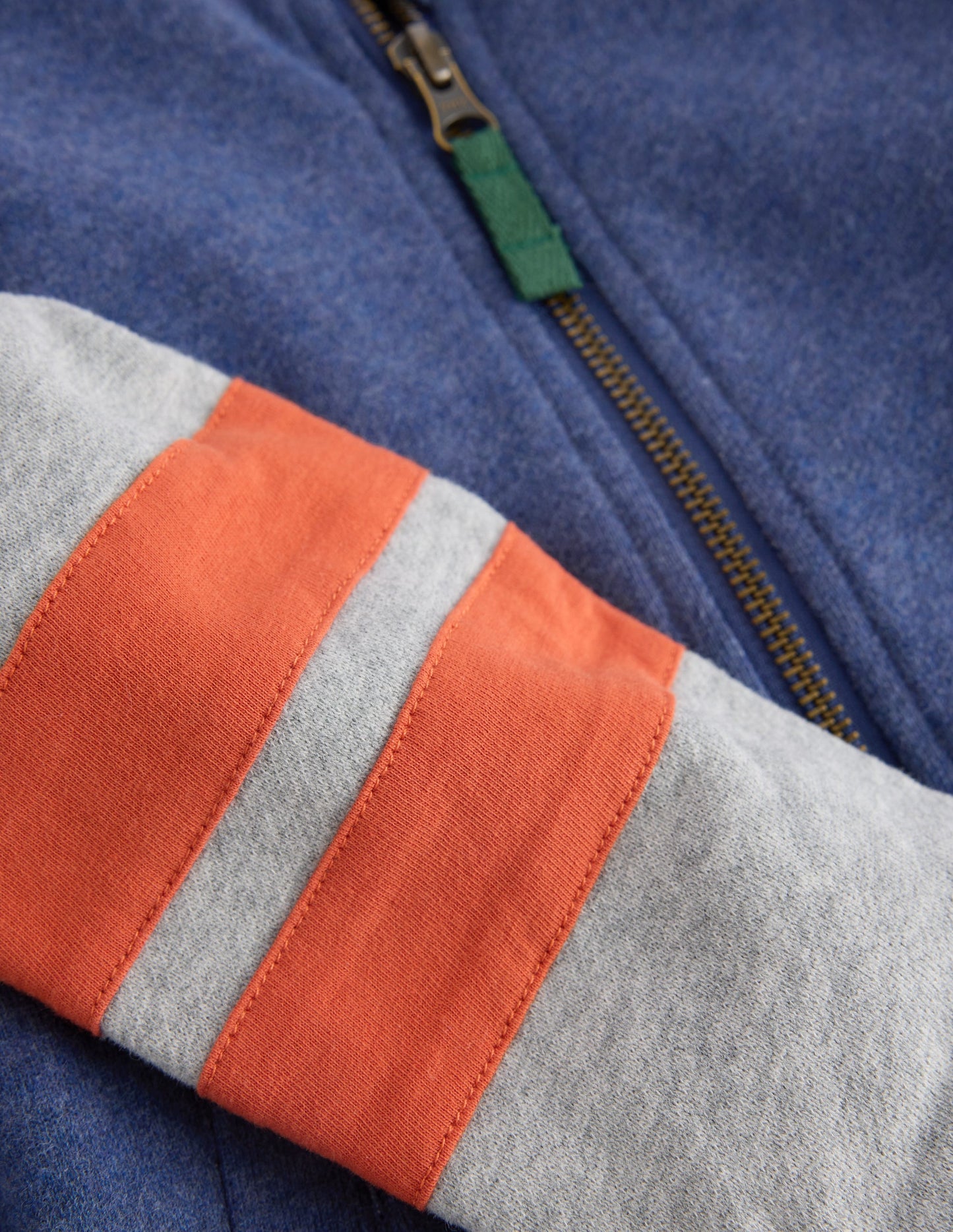 Fleece Lined Bomber-Grey Marl / College Navy