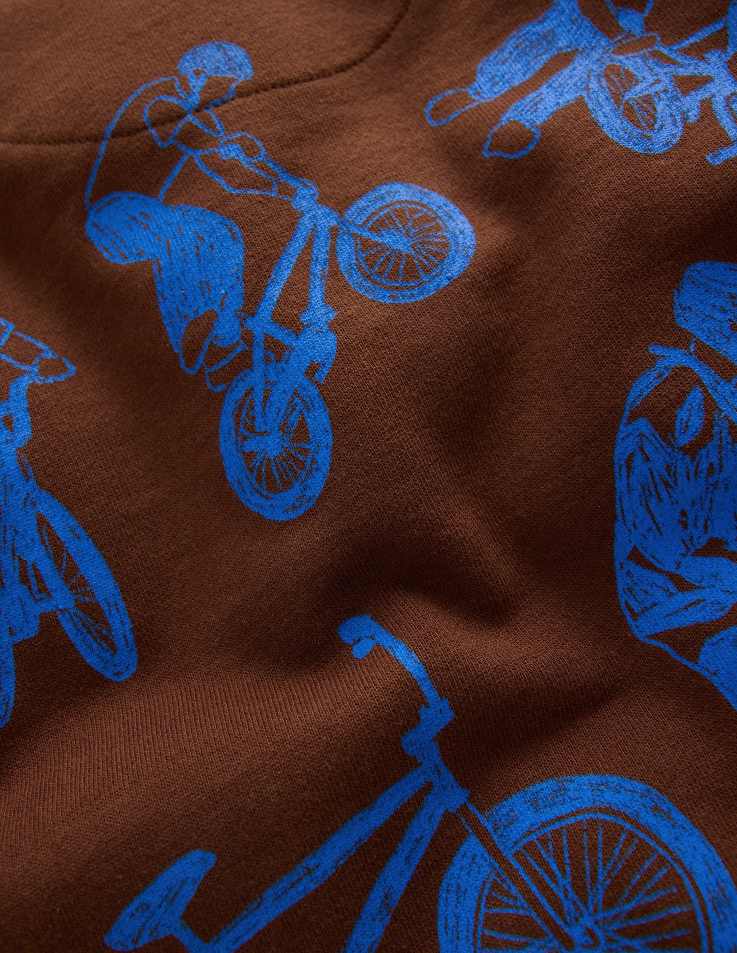 Front & Back Zip-Up Hoodie-Brown BMX