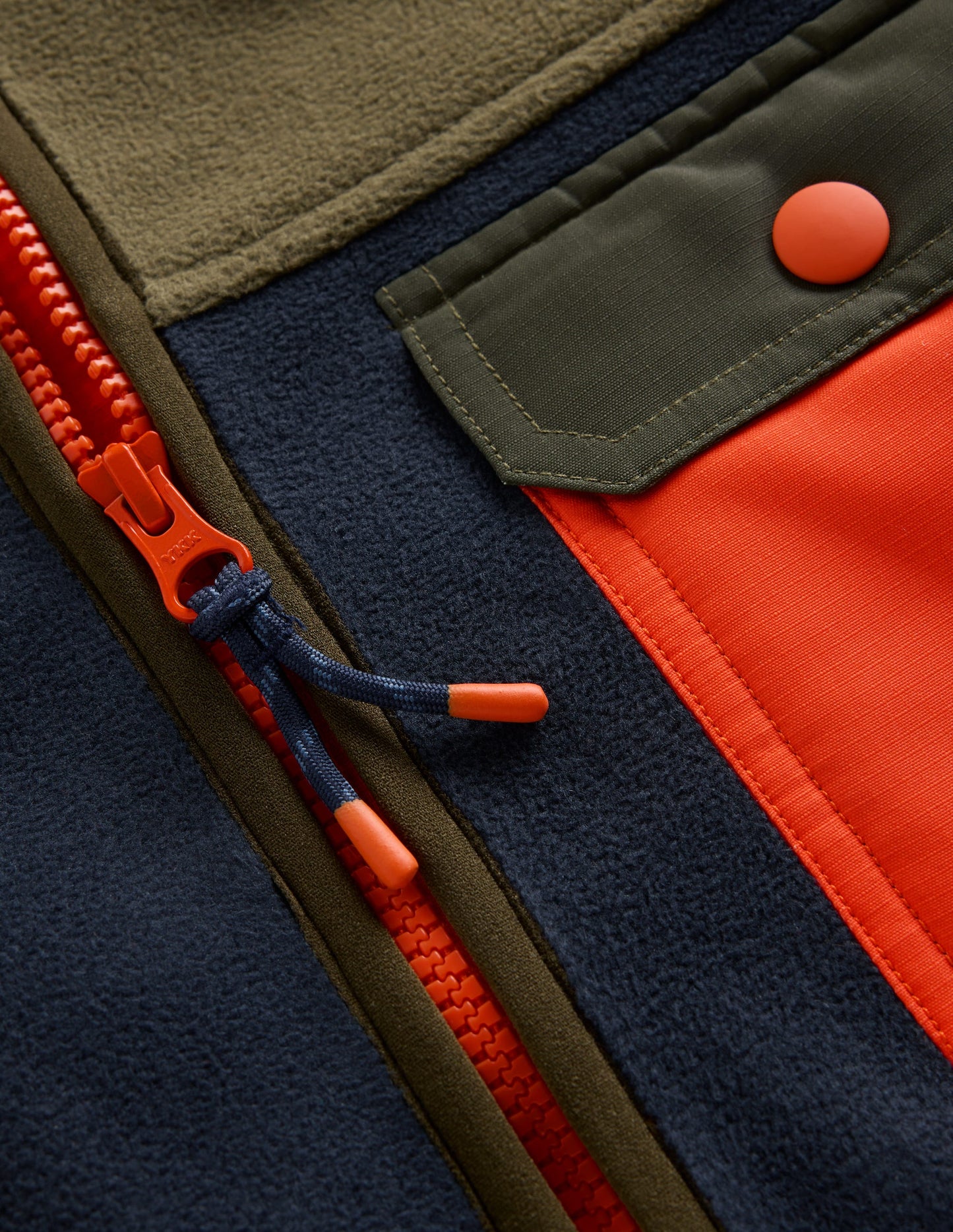 Cosy Windproof Fleece-Khaki