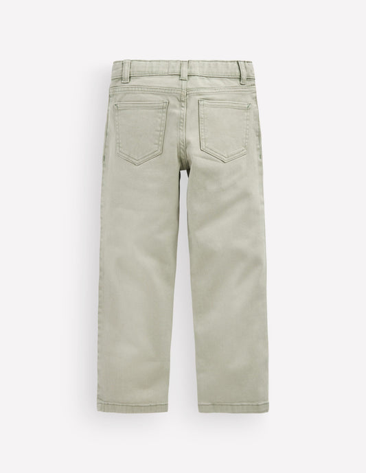 Easy Straight Jeans-Acid Wash