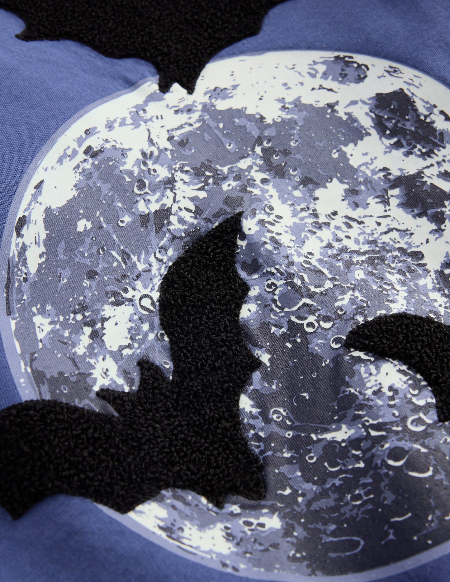 Glow Appliqué T-shirt-Moons and Bats