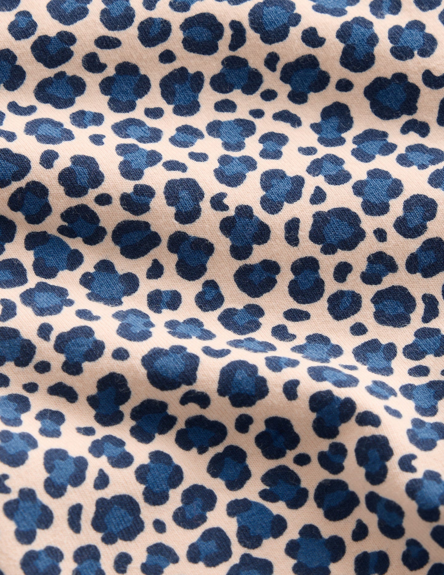 Fun Leggings-Calico White/ Blue Leopard