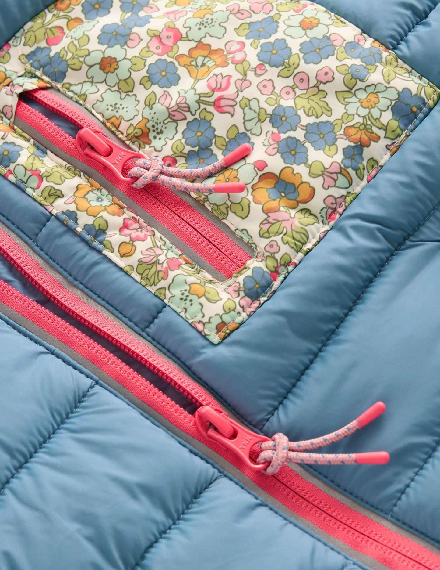 Pack-away Padded Jacket-Blue