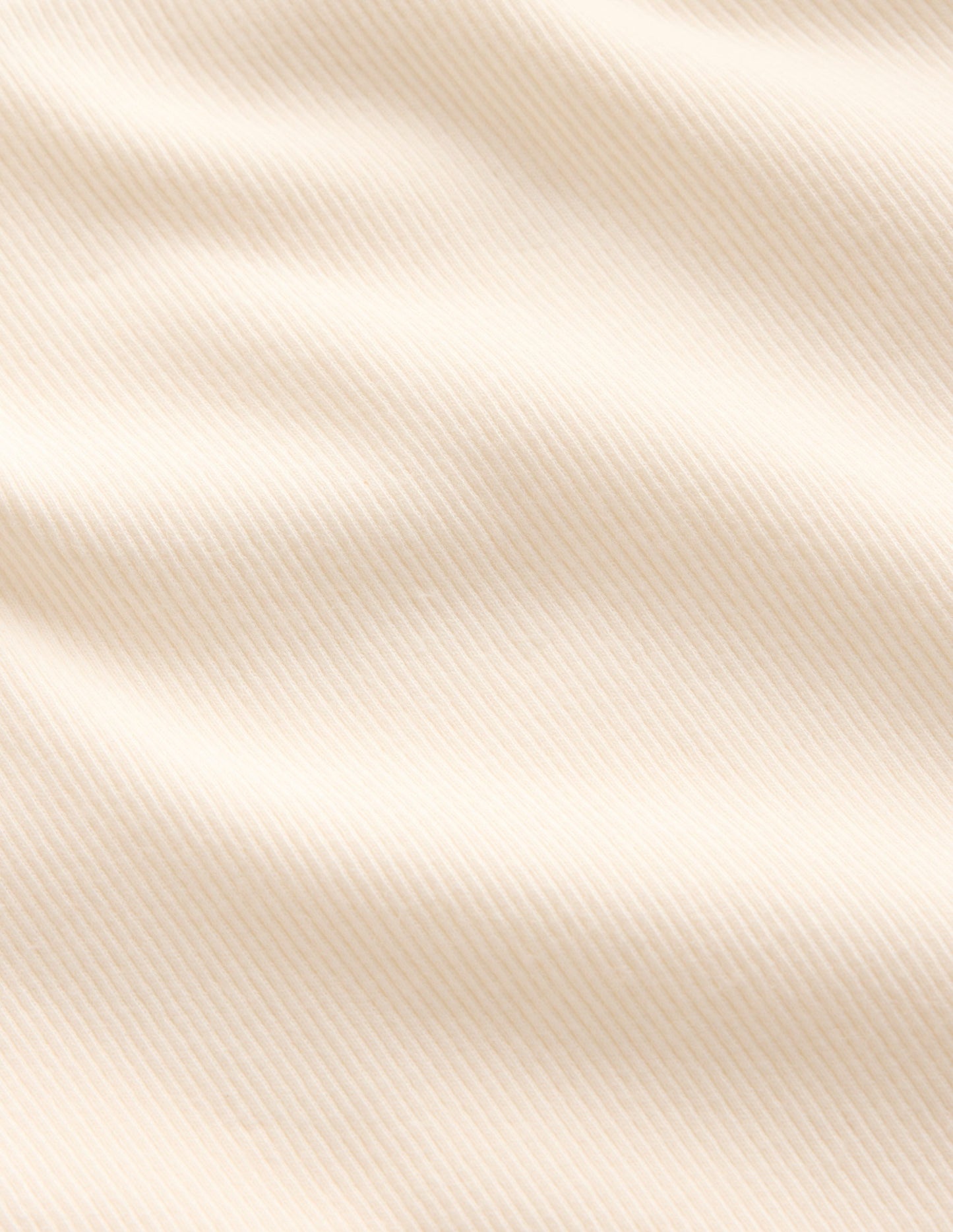 Ribbed Long Sleeve T-Shirt-Soft Ivory
