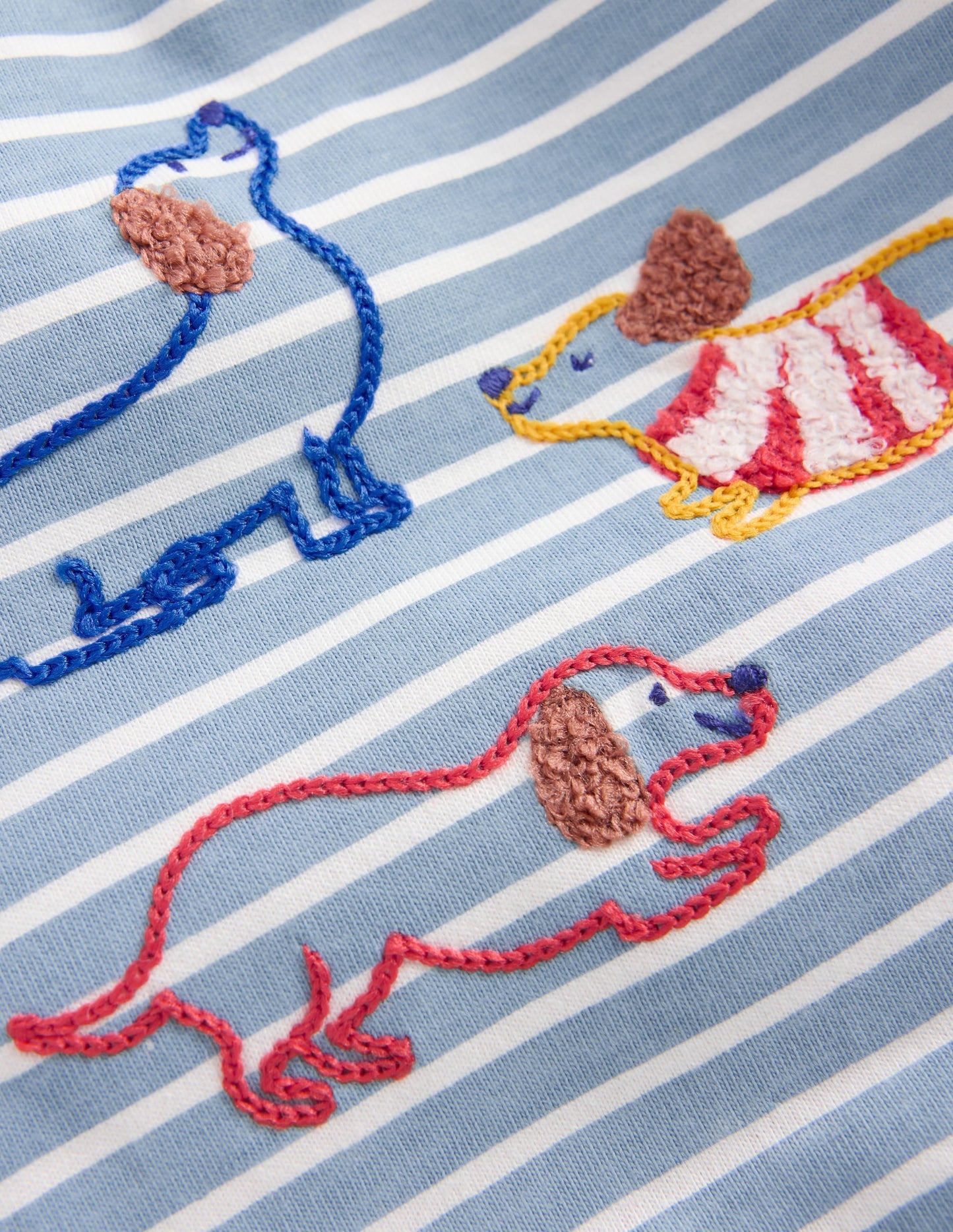 Appliqué Jersey Play Set-Blue Puppy