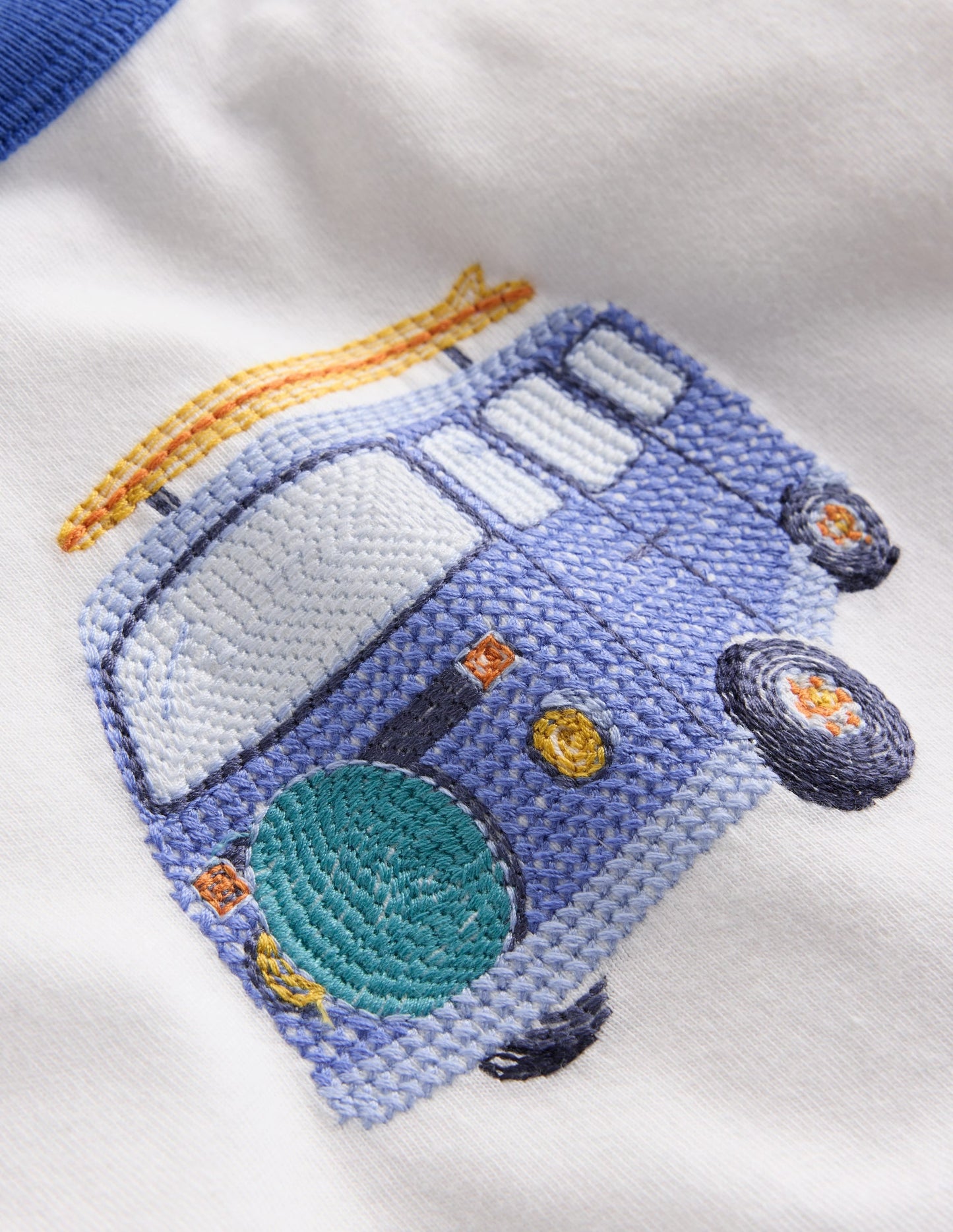 Logo Jersey Play Set-Blue Camper Van Stripe