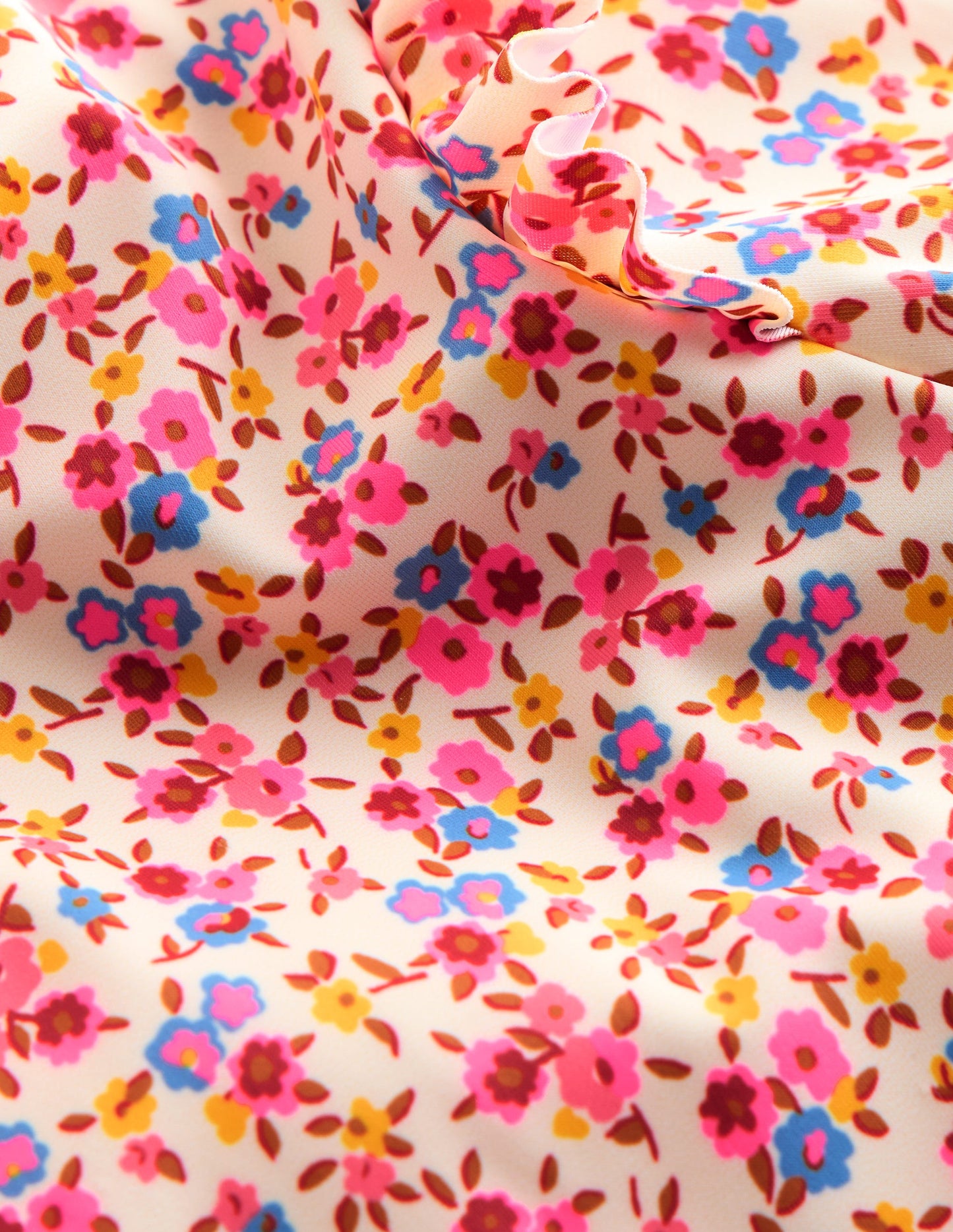 Sun Safe Surfsuit-Pink Ditsy Floral