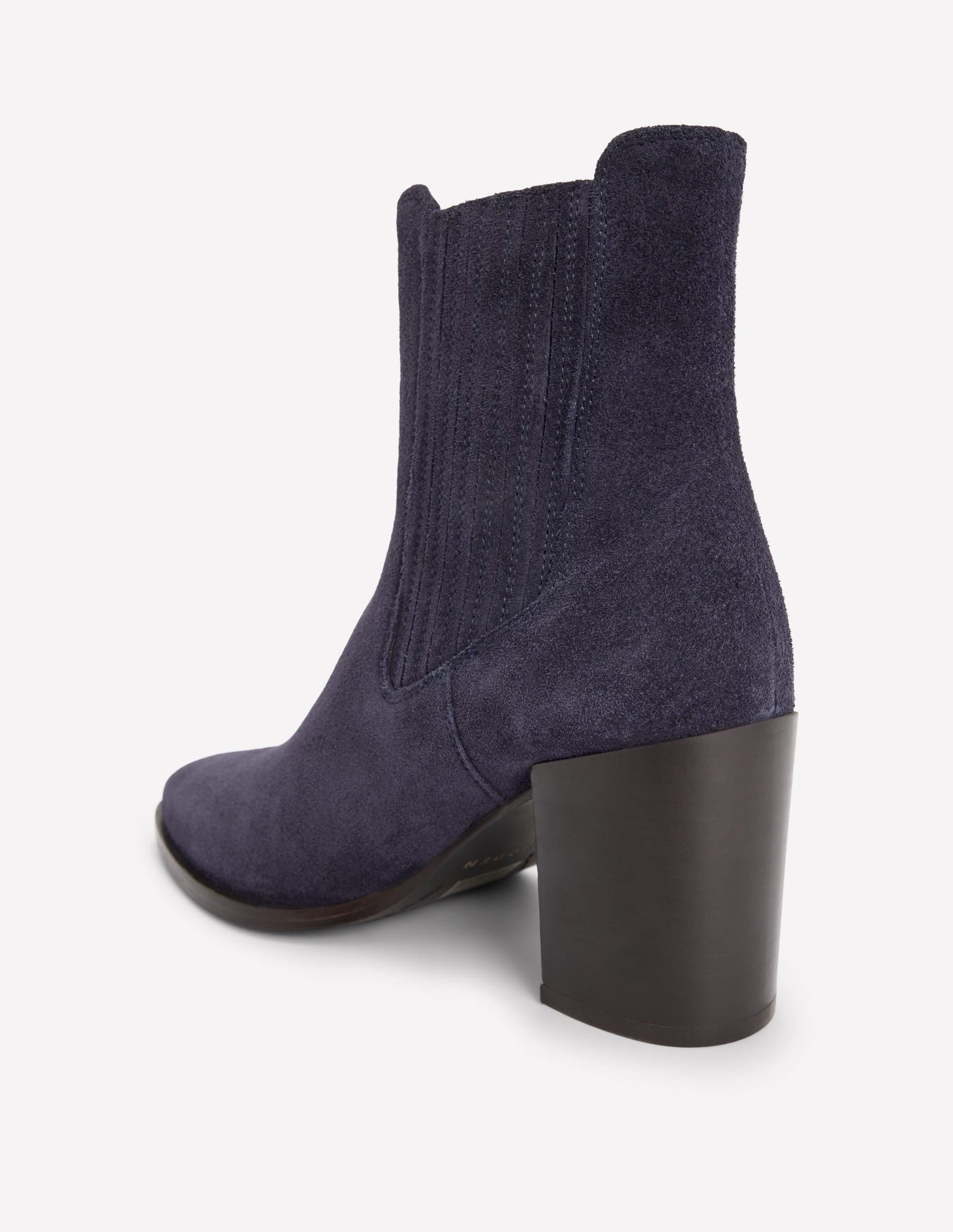 Point Casual Ankle Boots-Dark Navy