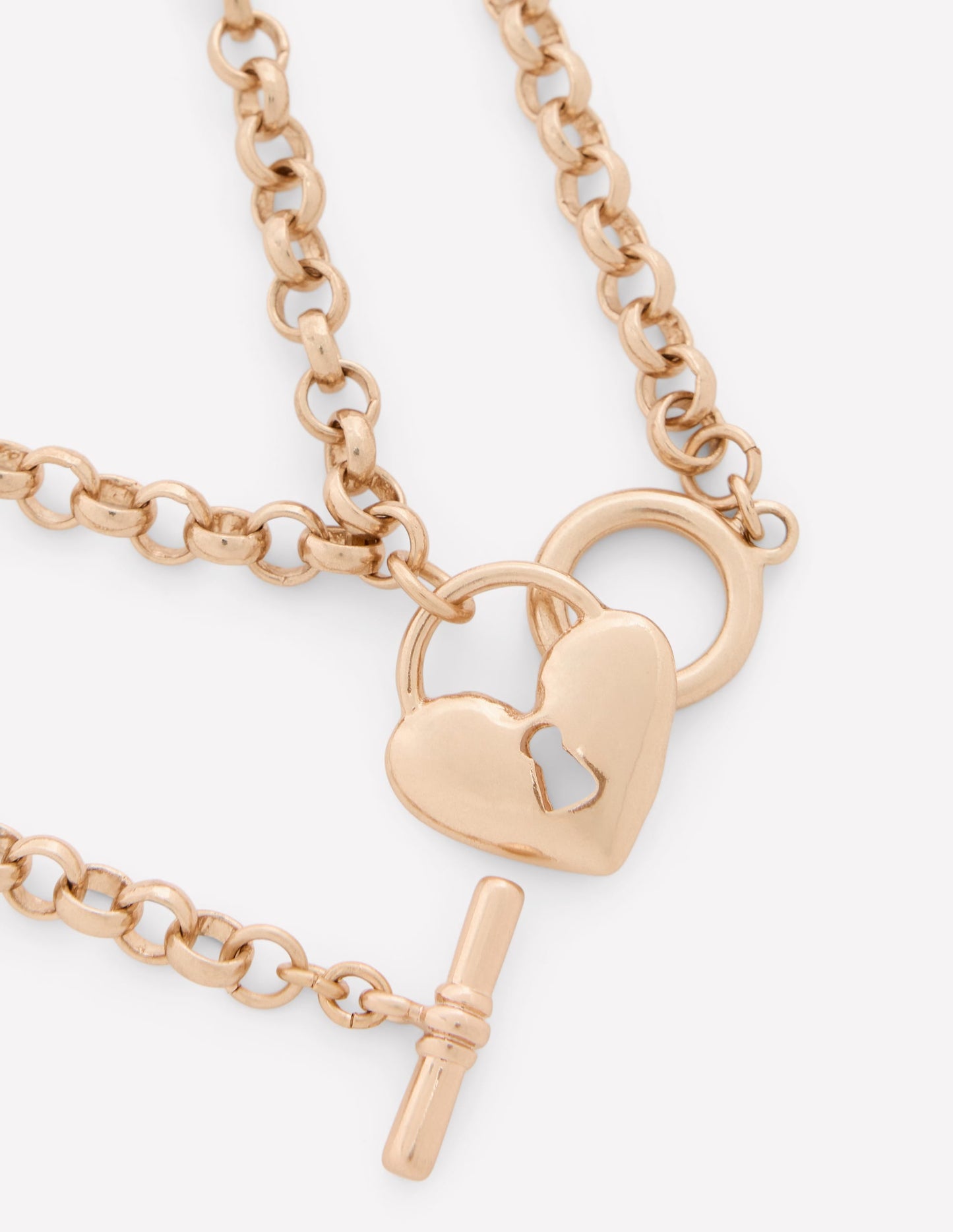 Love Lock Necklace-Gold