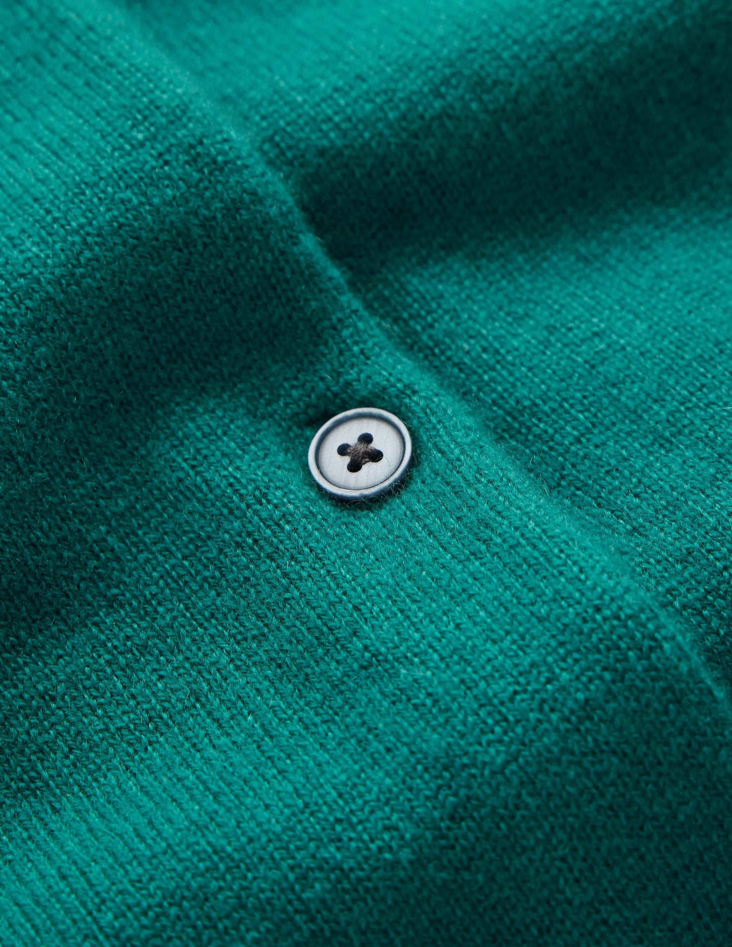 Elsie Cashmere Crew Cardigan-Deep Sea Depths