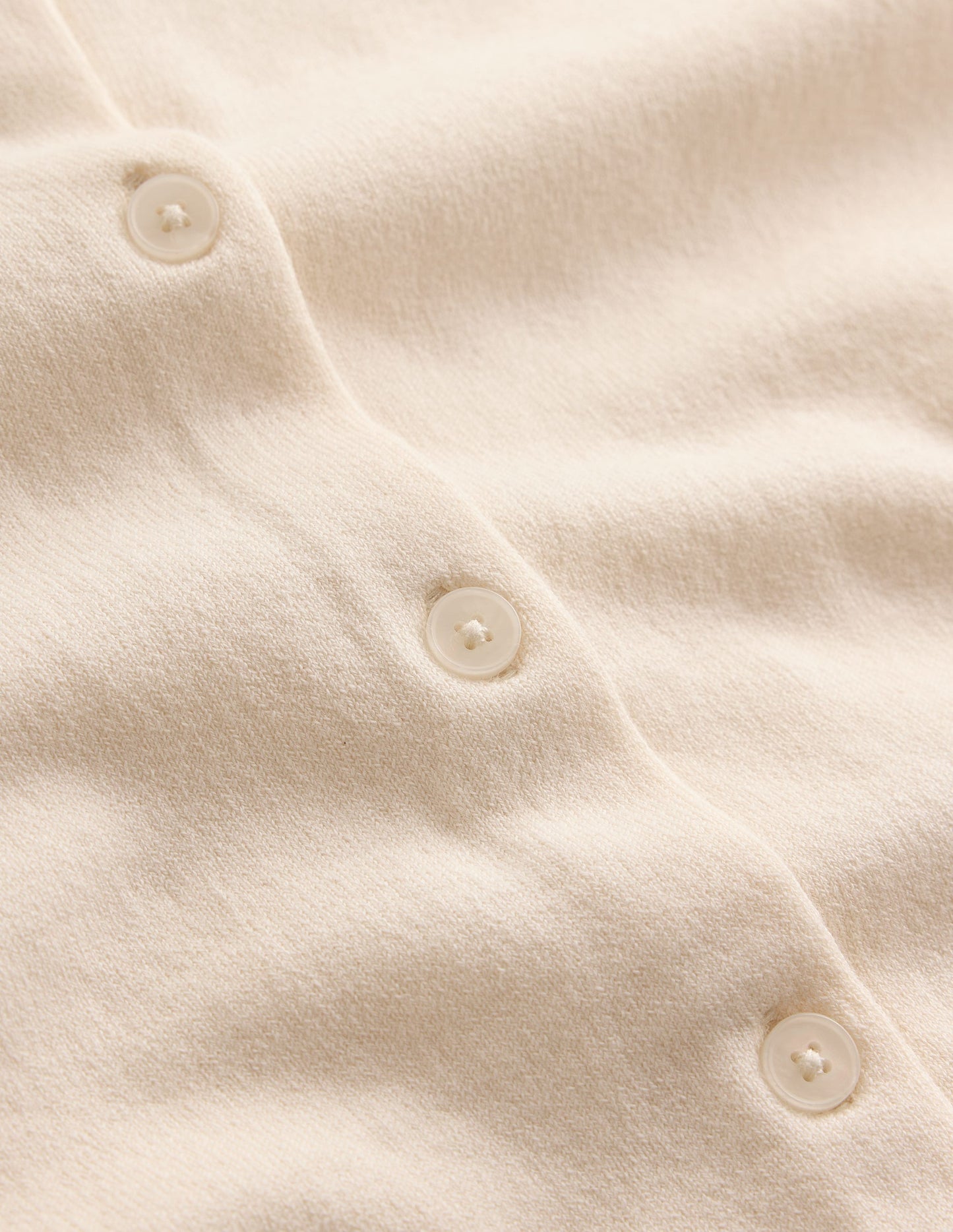 Camilla Cotton Crew Cardigan-Ivory