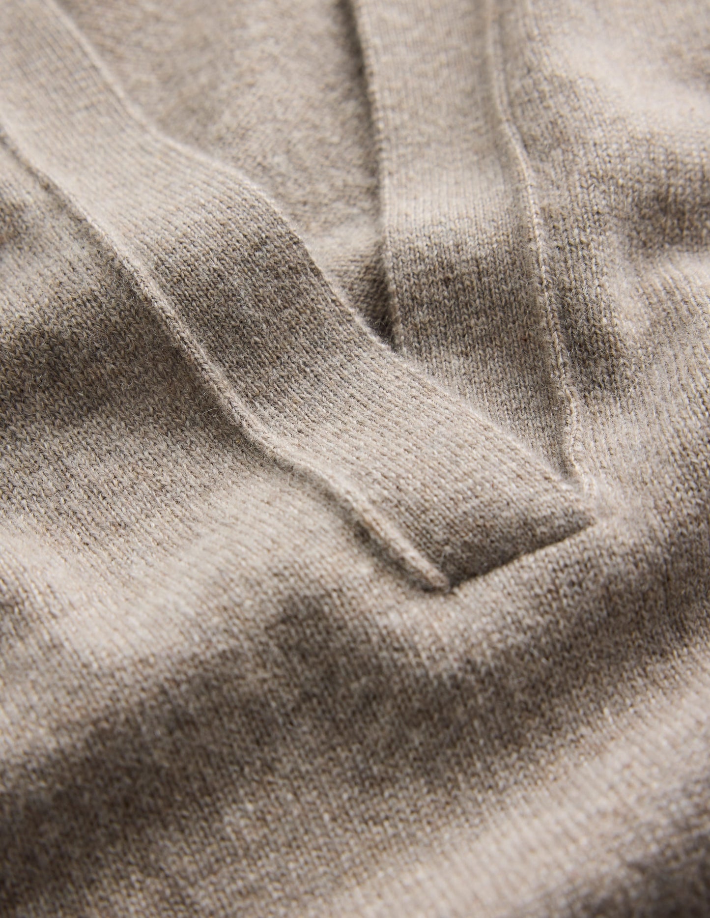 Elsie Cashmere Henley Jumper-Mink Melange