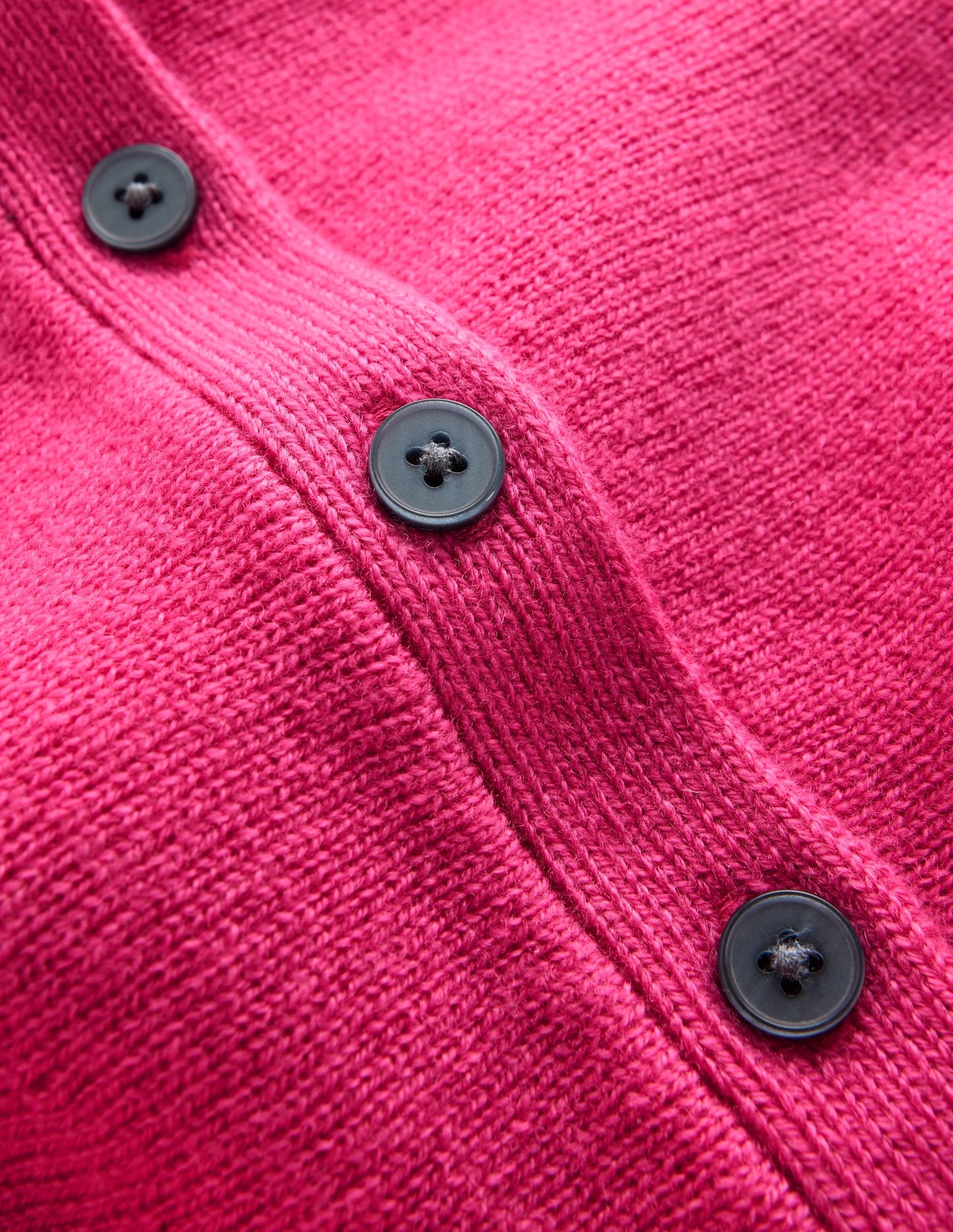 Fitted Wool Peplum Cardigan-Pink