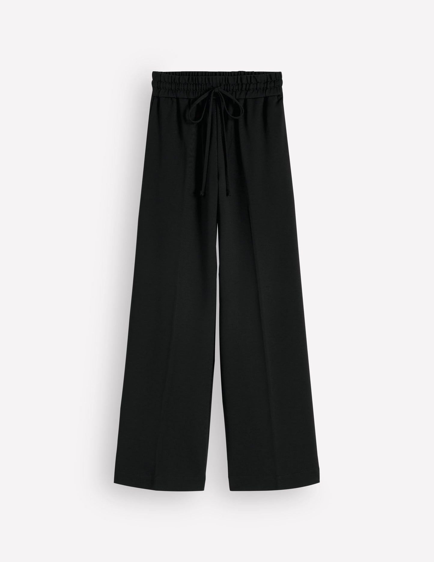 Greenwich Tie Ponte Trousers-Black