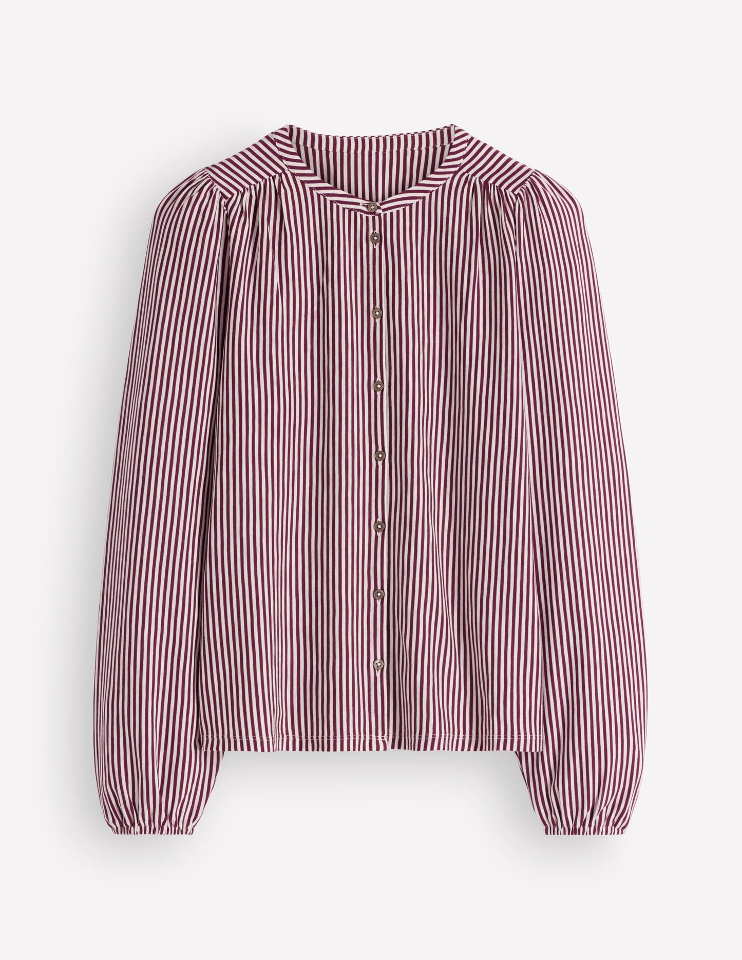 Ara Jersey Shirt-Maroon Banner/ Ivory