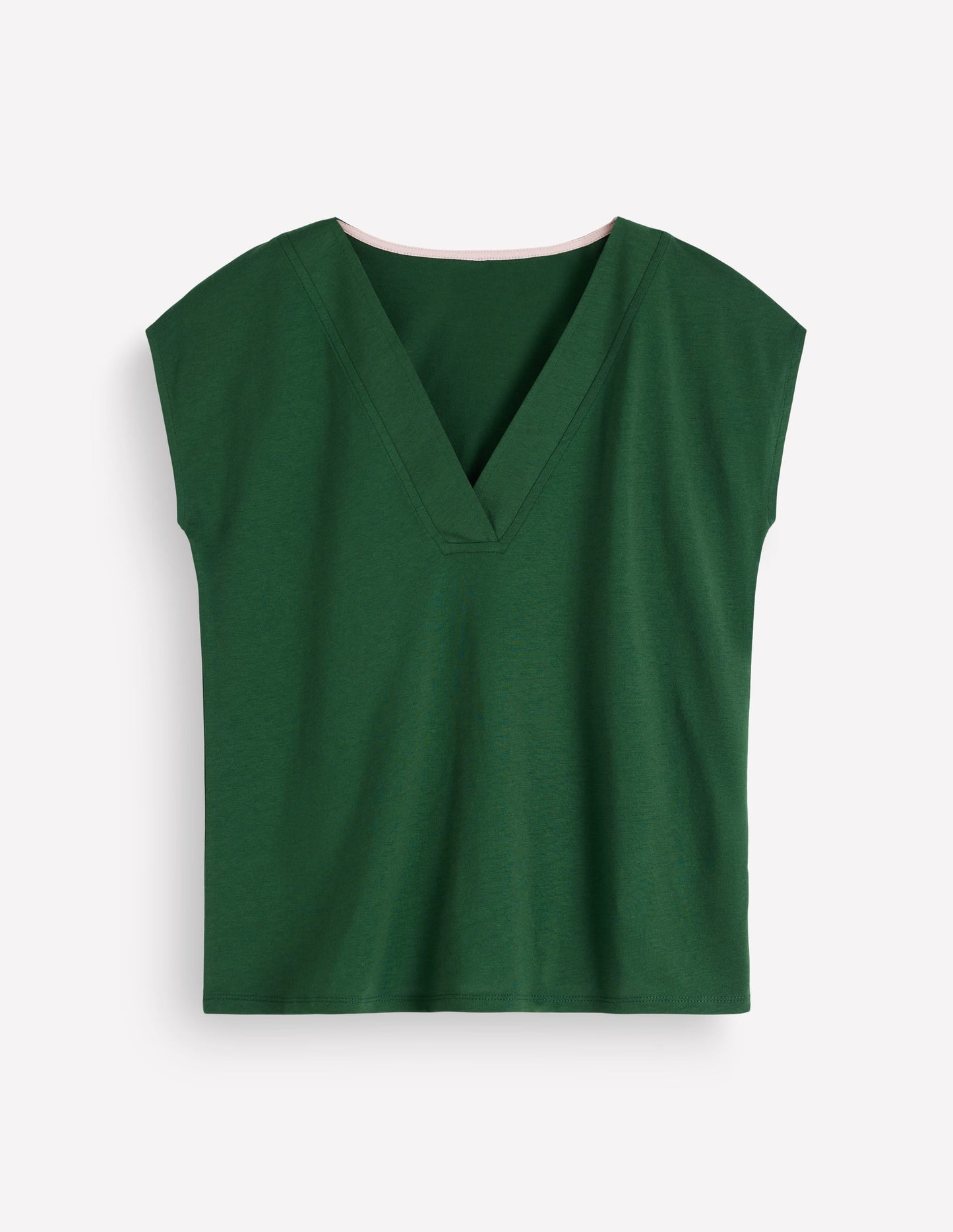 Supersoft V-neck T-shirt-Hunter Green