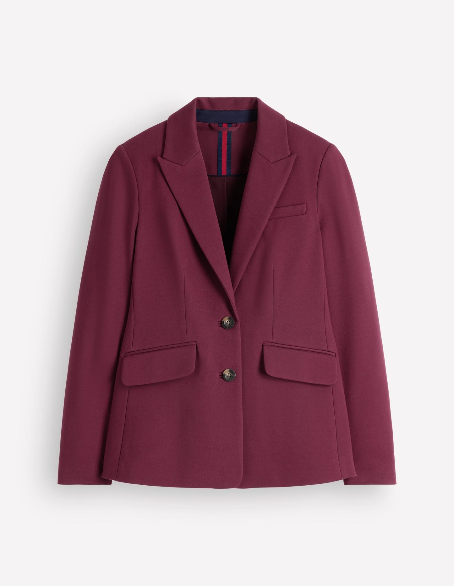 Stamford Ponte Blazer-Deep Wisteria