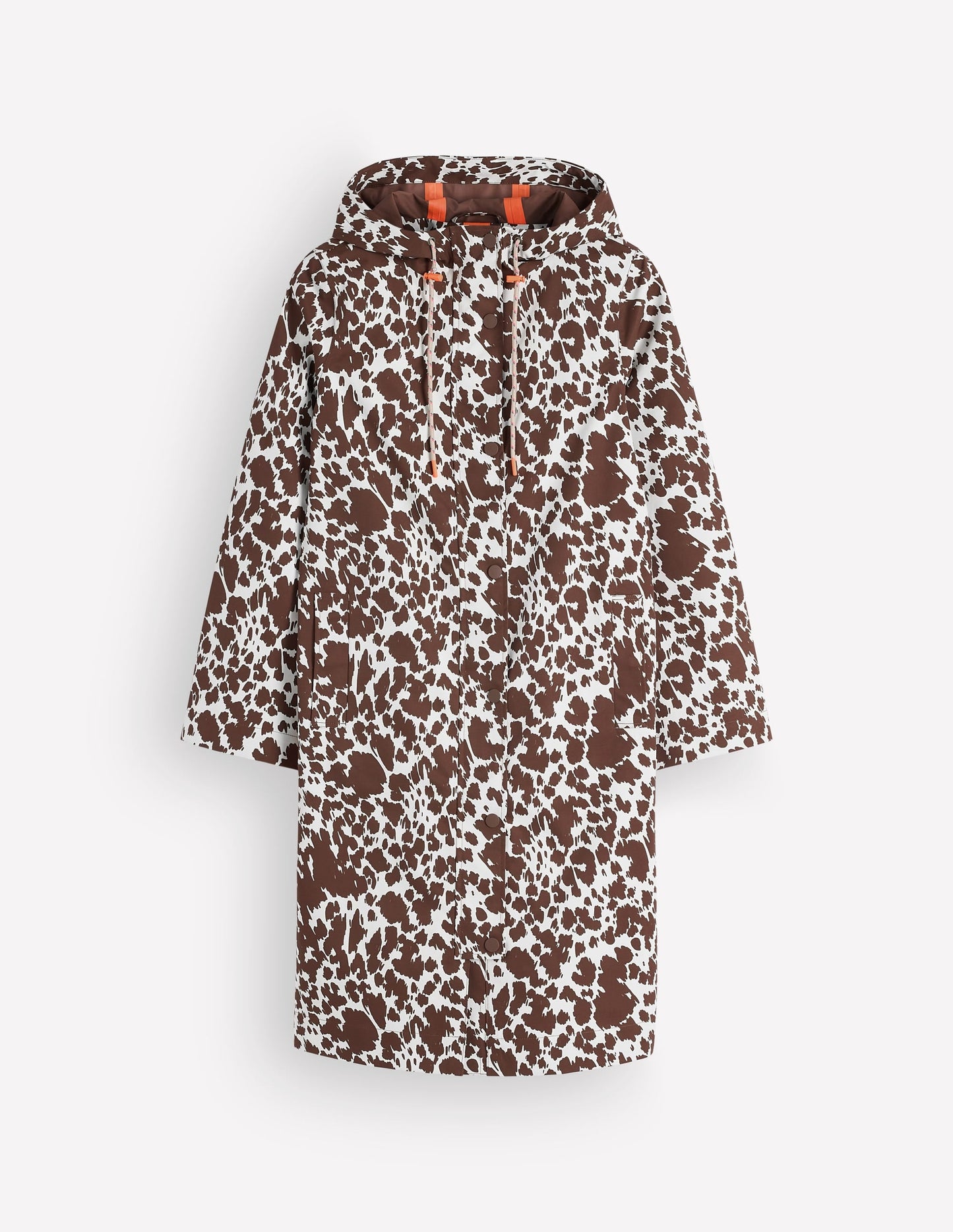 Longline Raincoat-Cow Fields