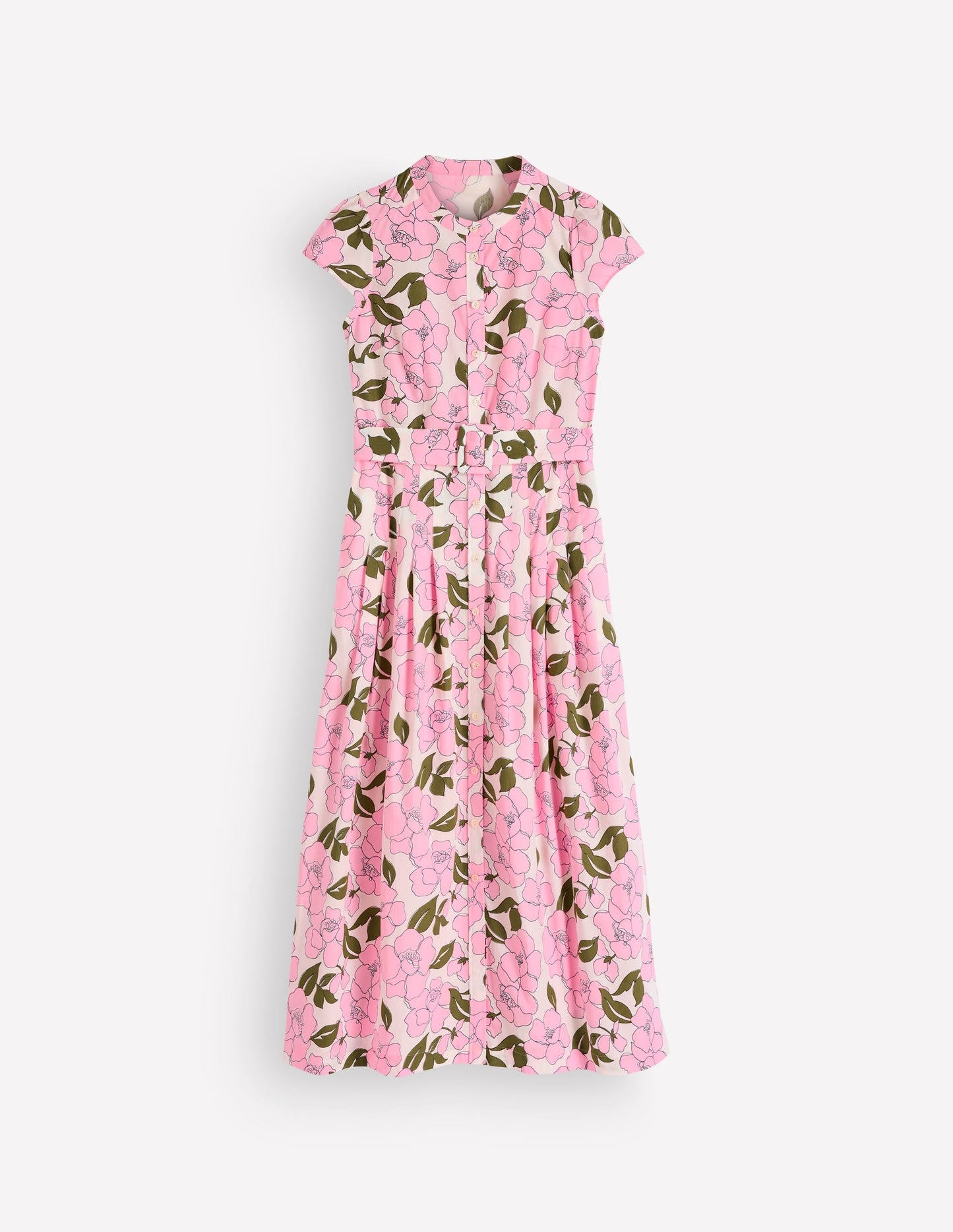 Arabella Cotton Maxi Dress-Pink Radiant Bloom