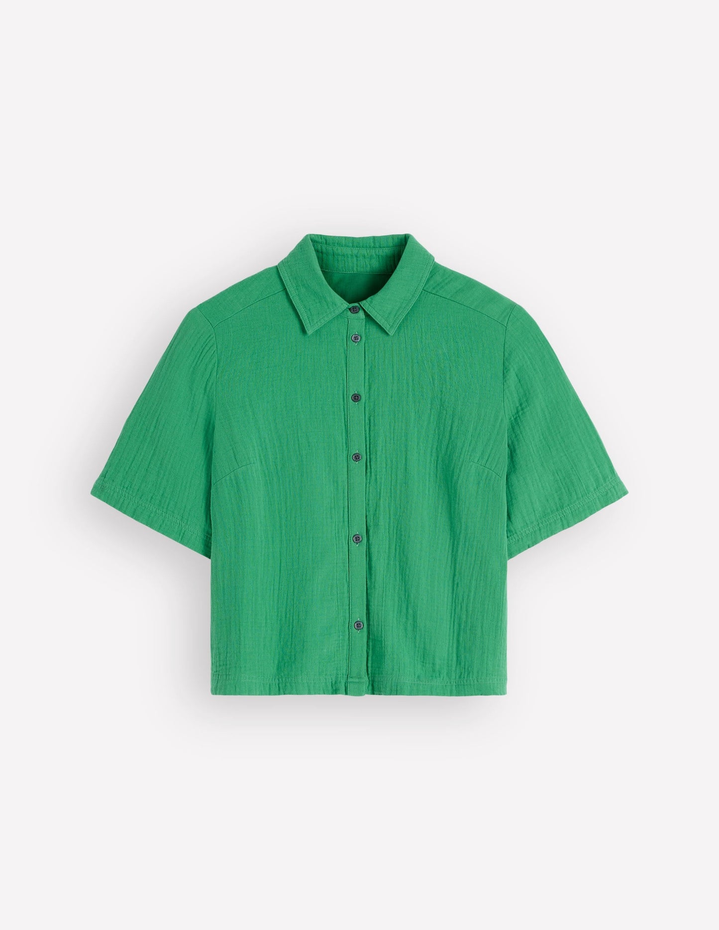 Double Cloth Shirt-Leprechaun Green