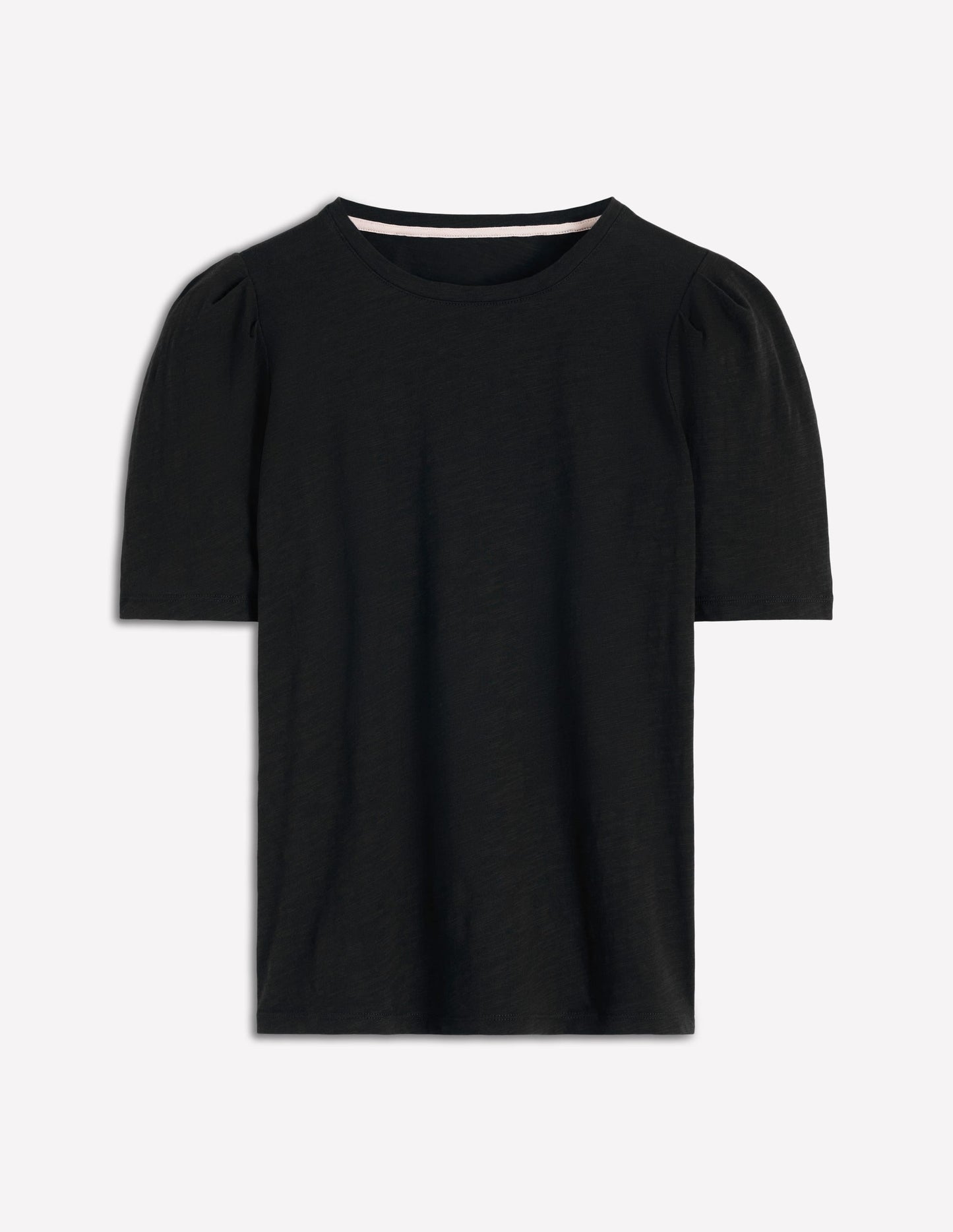 Sophie Puff Sleeve T-shirt-Black