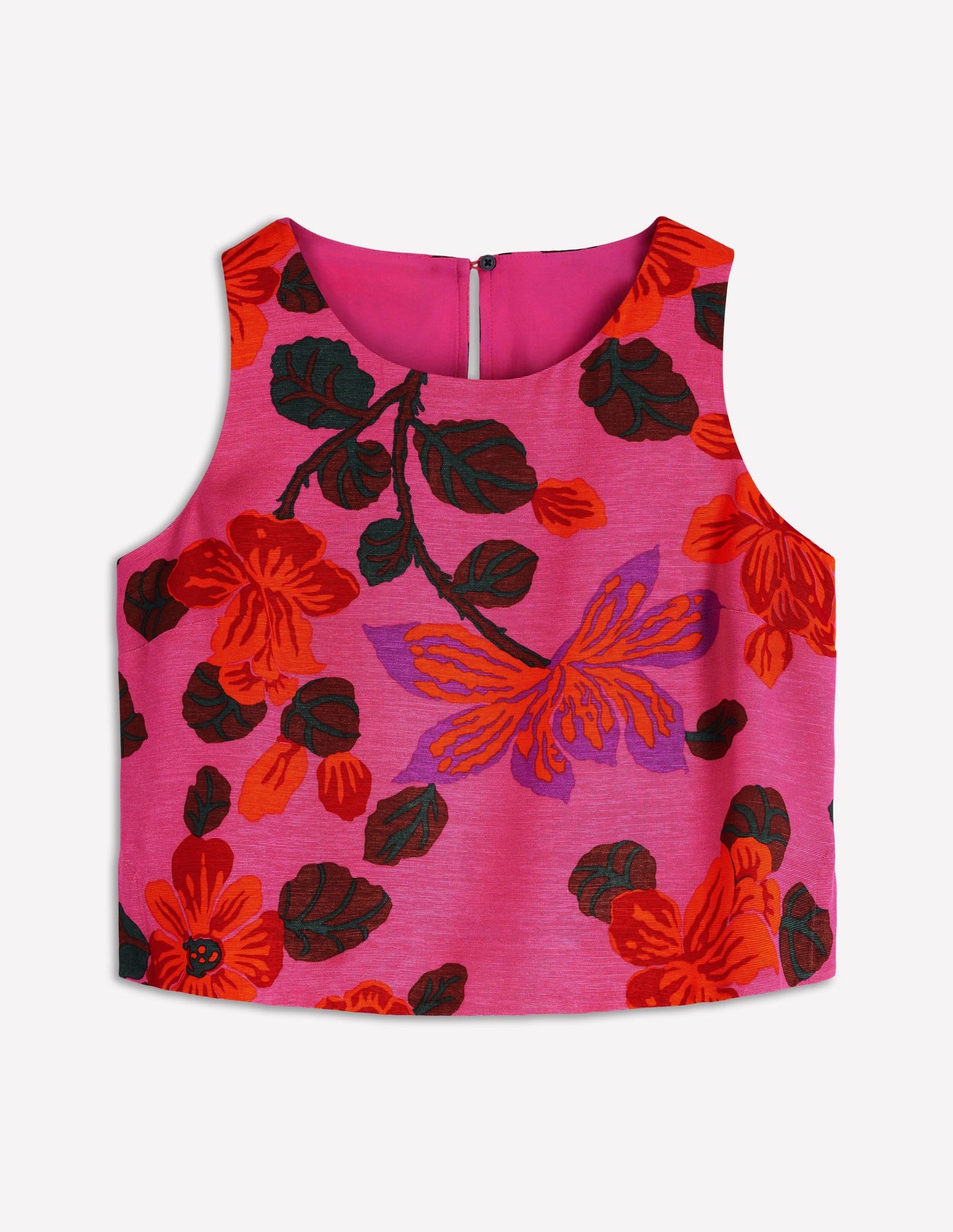 Occasion Shell Top-Multi, Elaborate Blossom