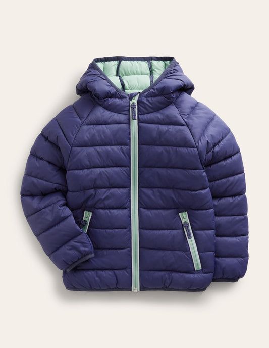 Pack-away Padded Jacket-College Navy