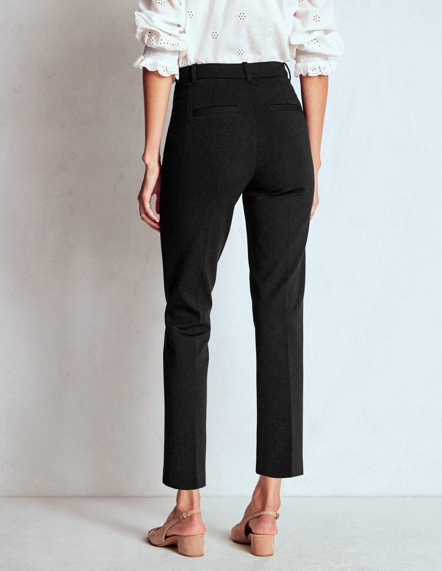 Highgate Ponte Trousers-Black