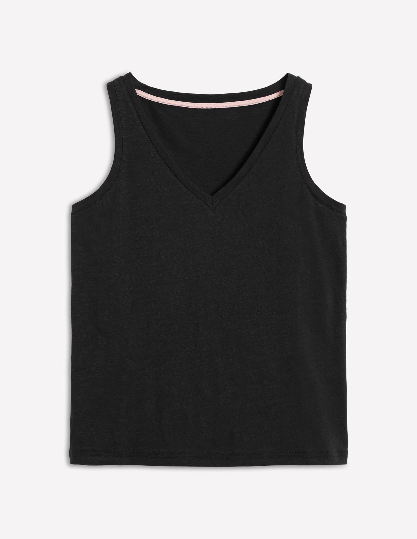 Sophie Slub Vest-Black