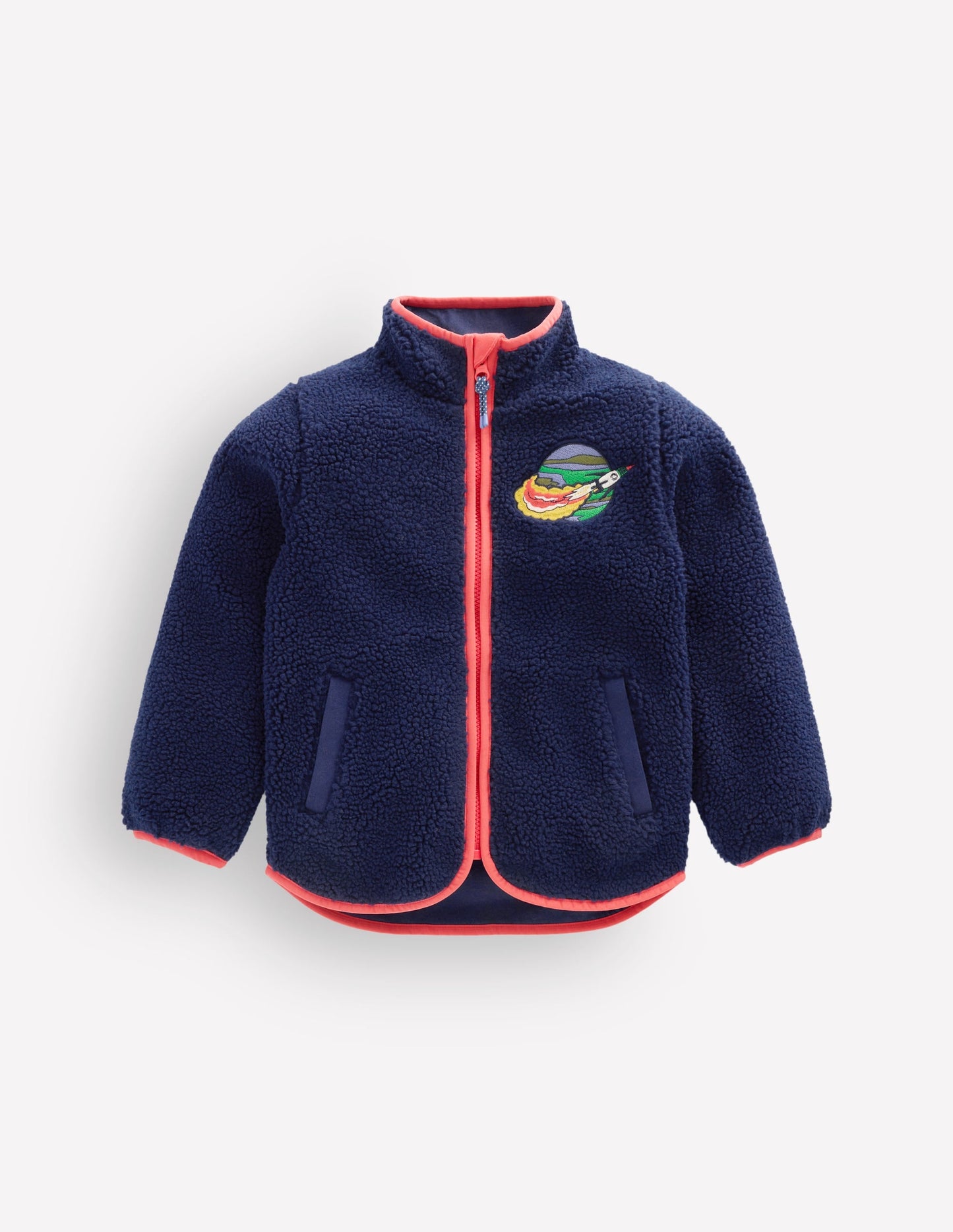 Cosy Borg Jacket-College Navy Space
