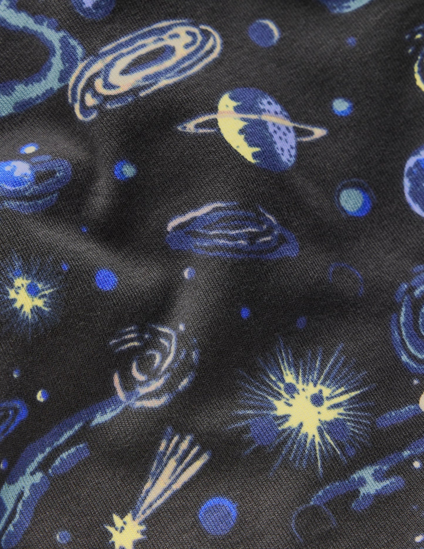 Snug Long John Pyjamas-Shadow Grey Constellation