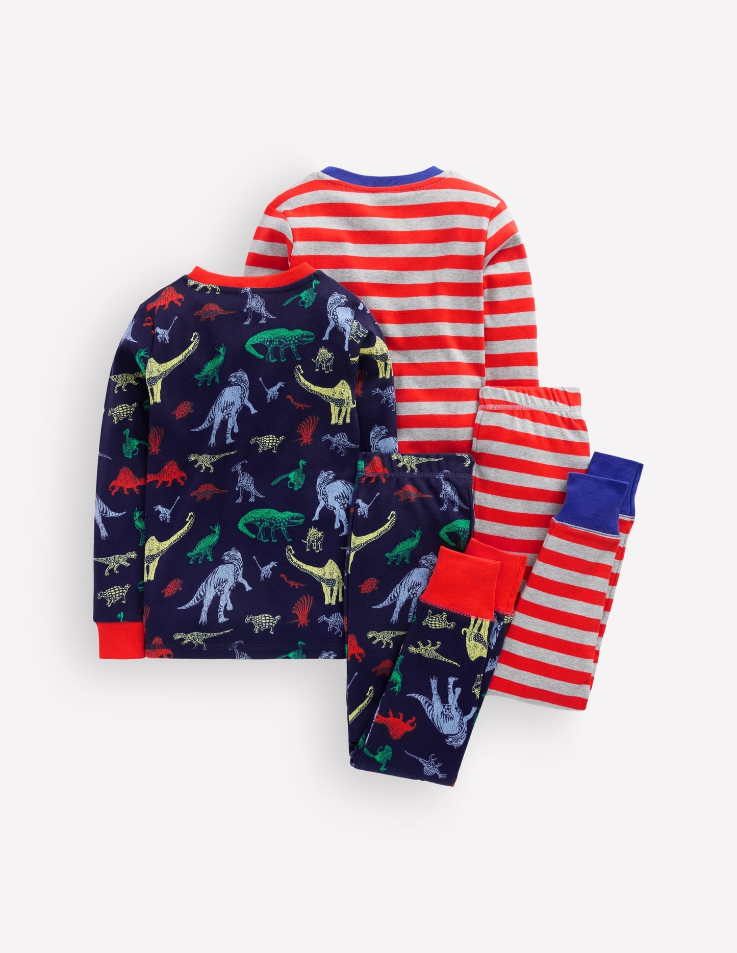 Snug Twin Pack Pyjamas-Dinos
