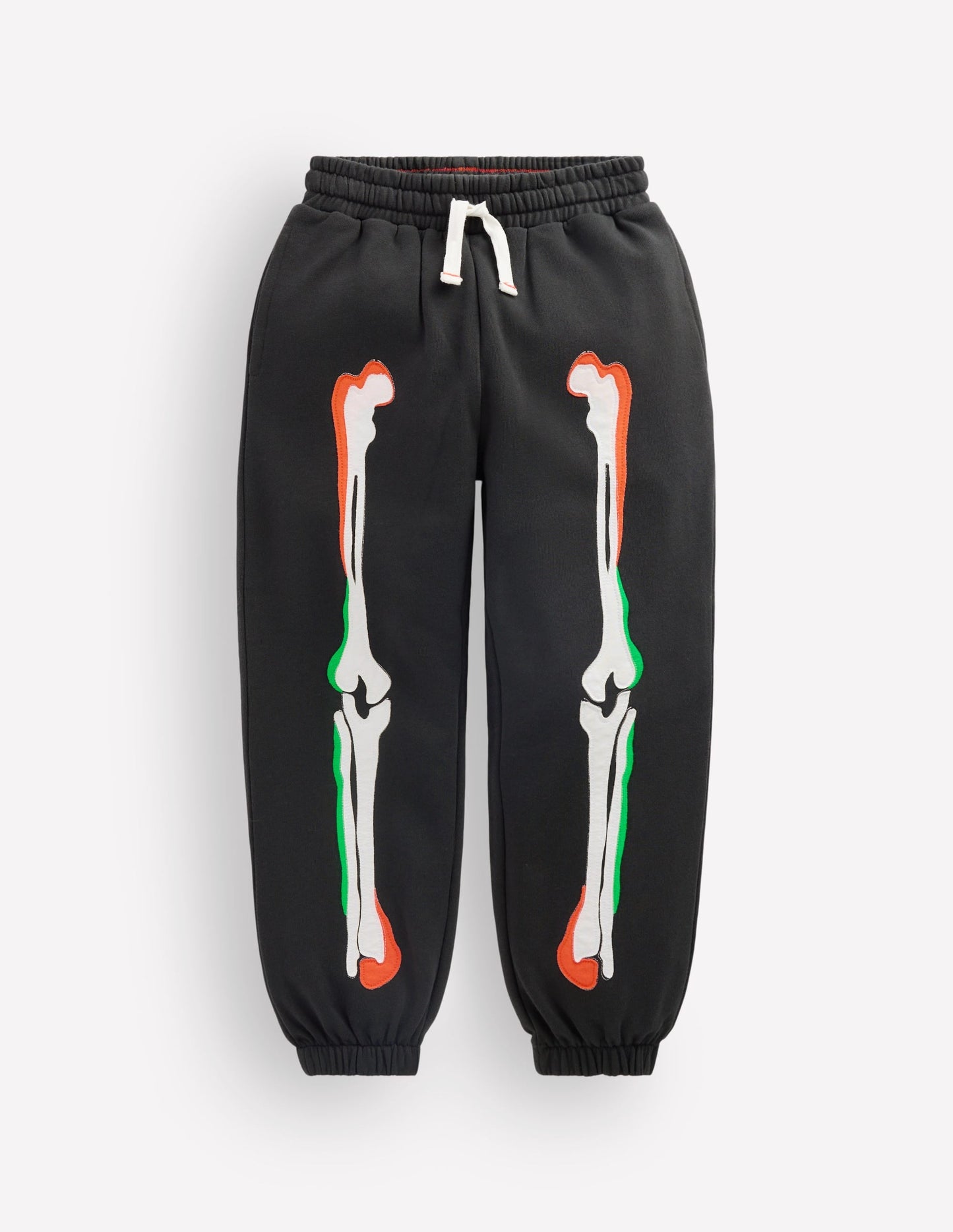 Halloween Glow Joggers-Shadow Grey Skeleton
