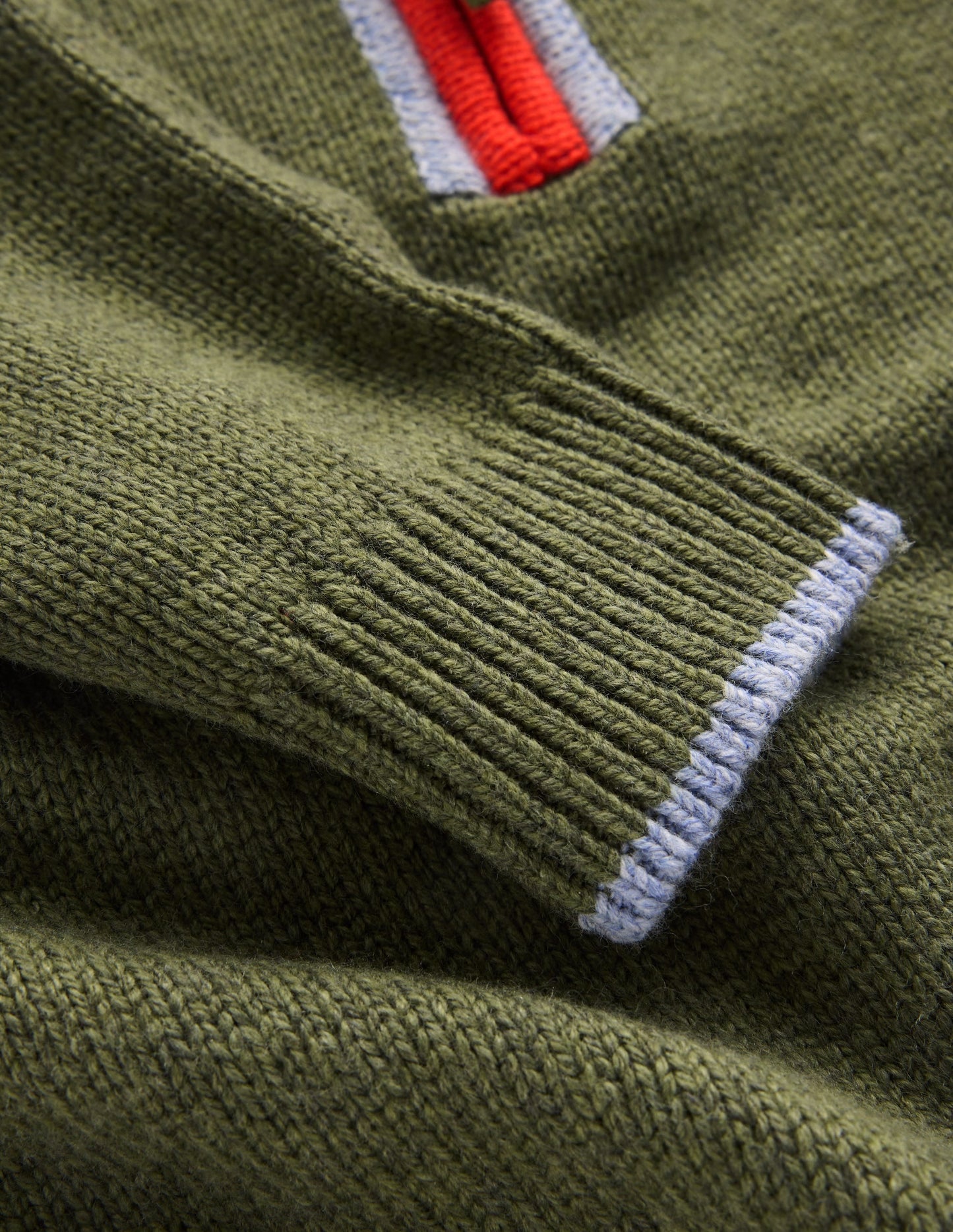 Heritage Half-Zip Jumper-Chive Marl