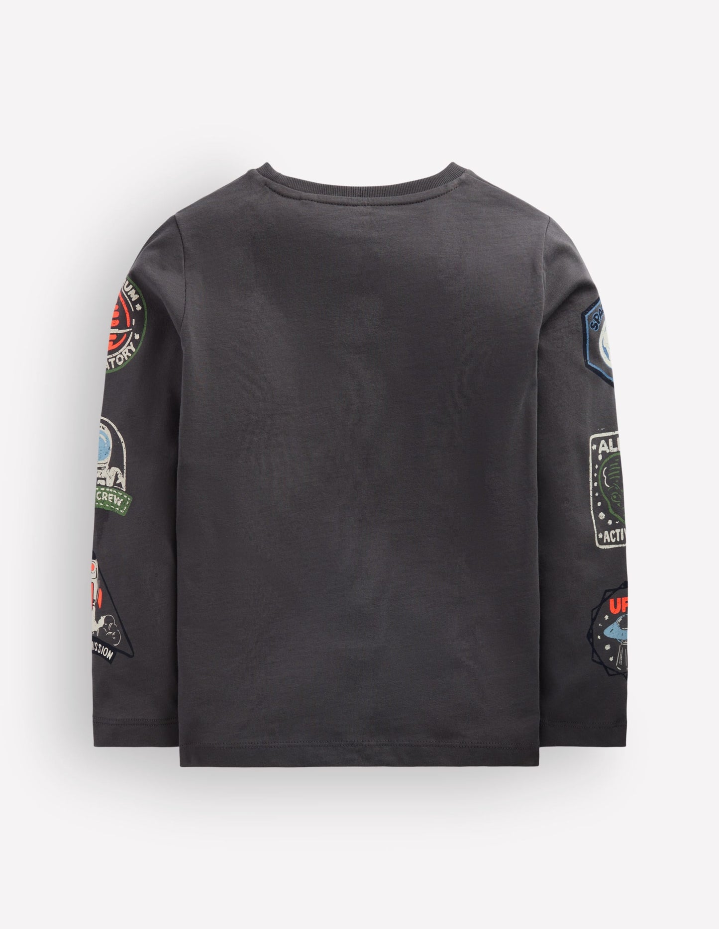 Long Sleeve Glow T-shirt-Warm Grey, Space
