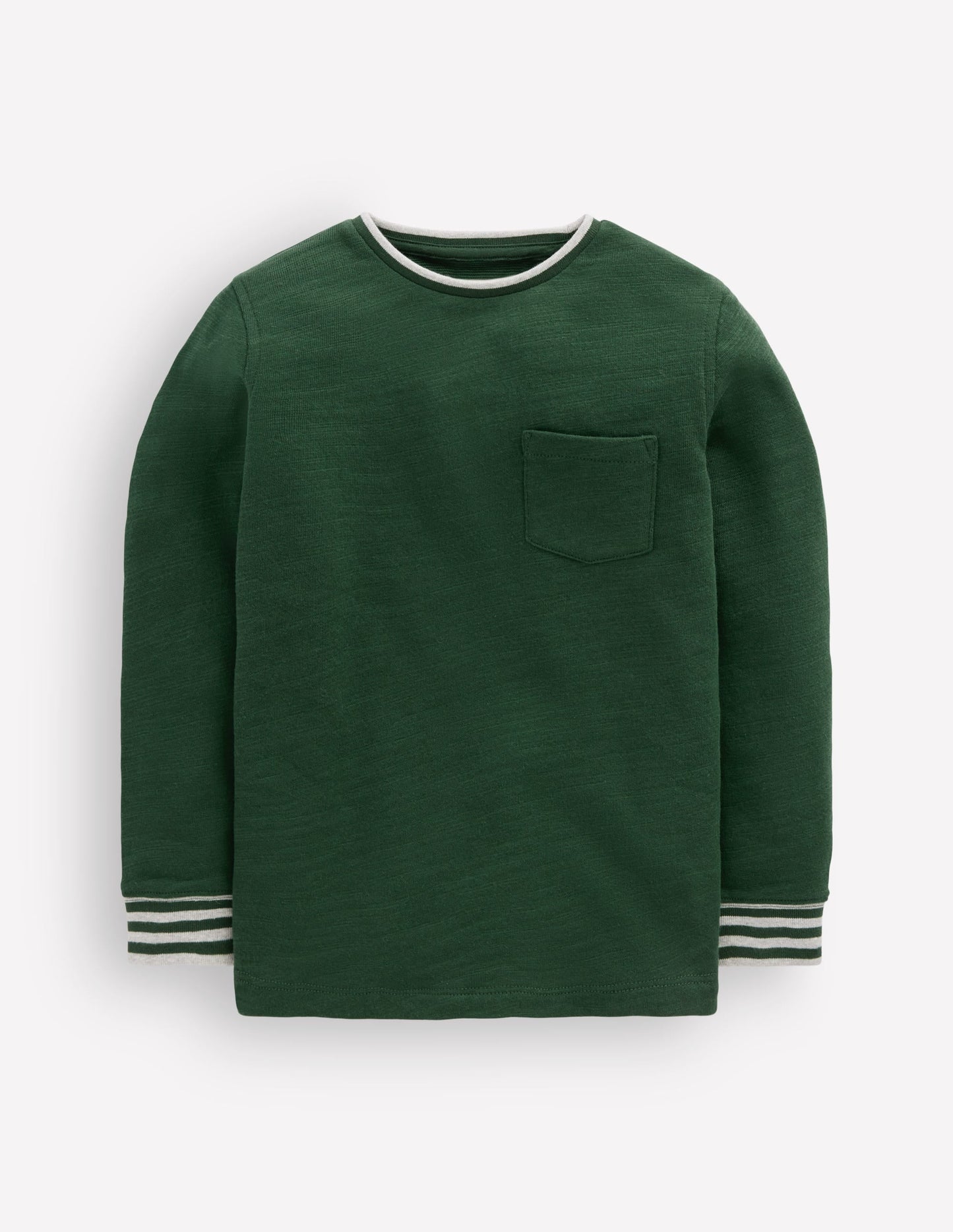 Cosy Mid-weight T-shirt-Hunter Green / Blue Aura