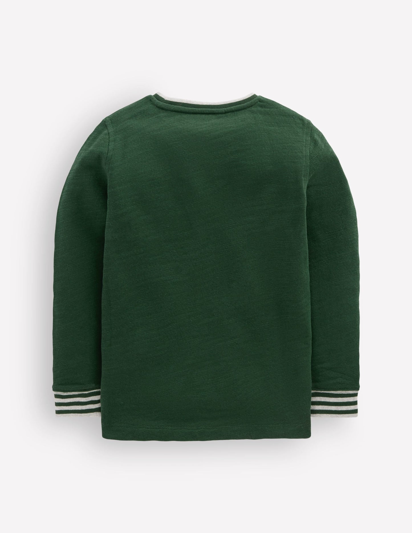 Cosy Mid-weight T-shirt-Hunter Green / Blue Aura