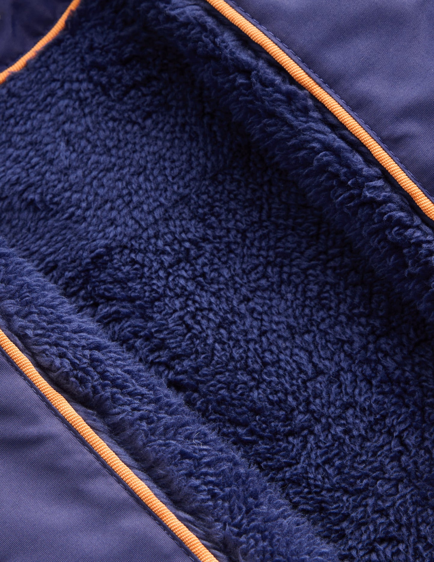 Borg Lined Anorak-MAZARINE BLUE