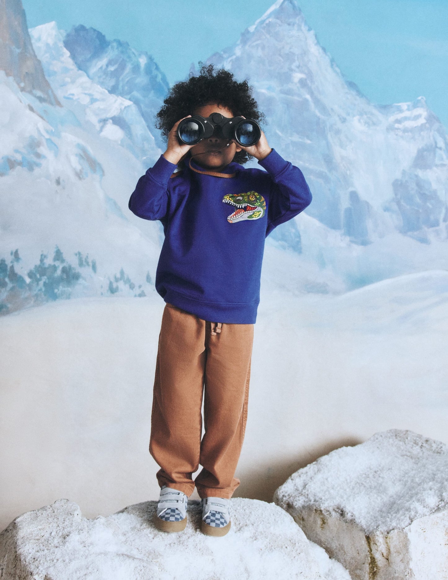 Superstitch Hoodie-Blue Dino