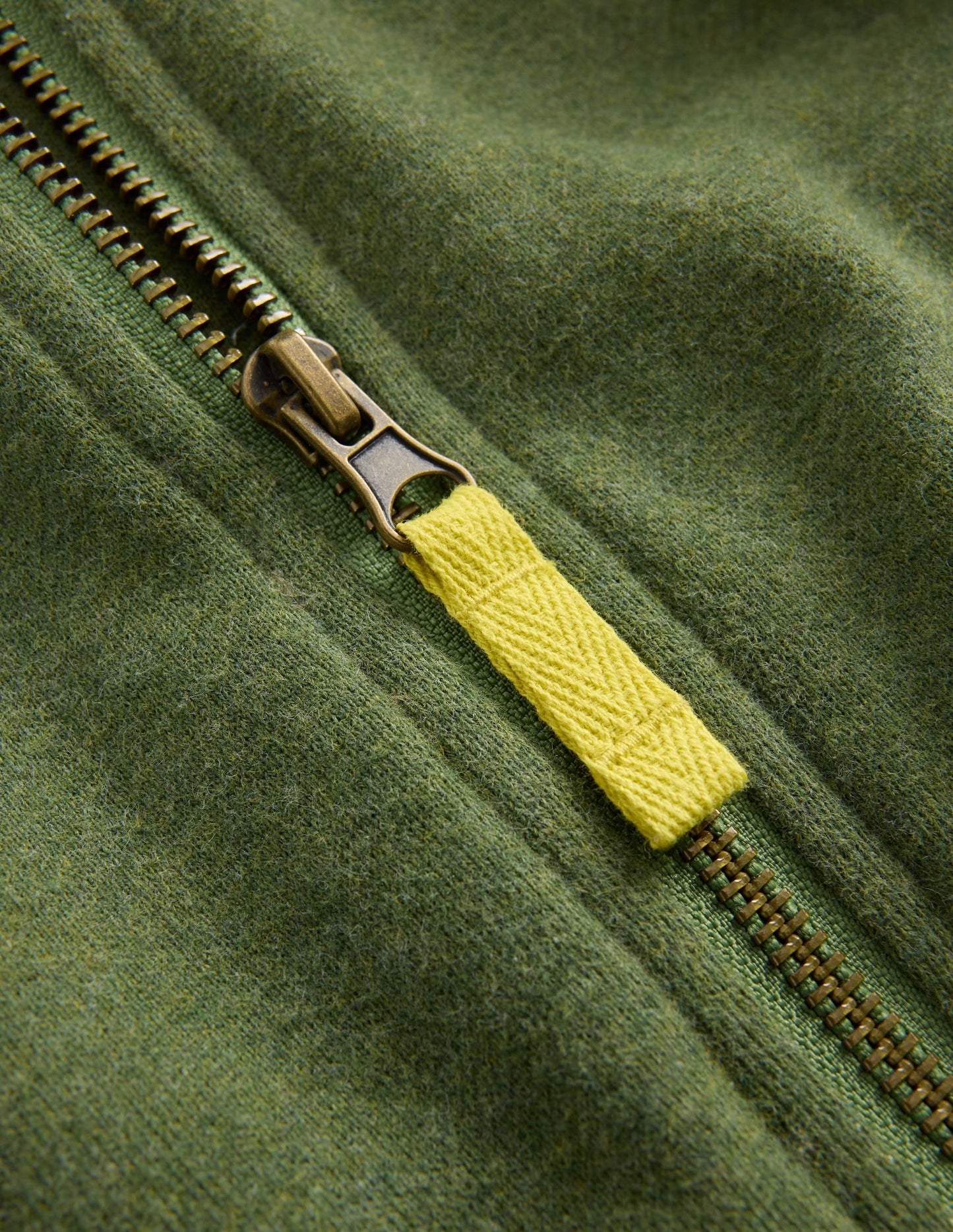 Fleece Lined Bomber-Green / Blue Colourblock