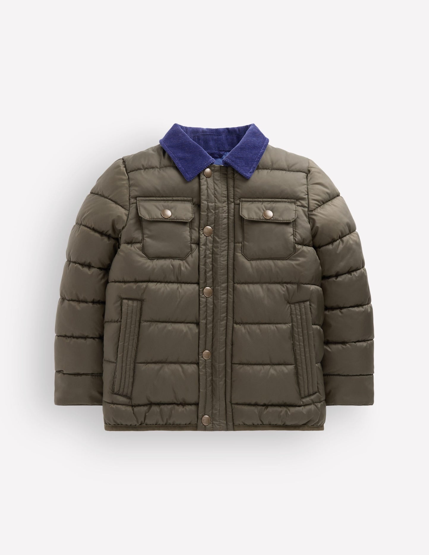 Smart Padded Jacket-Khaki