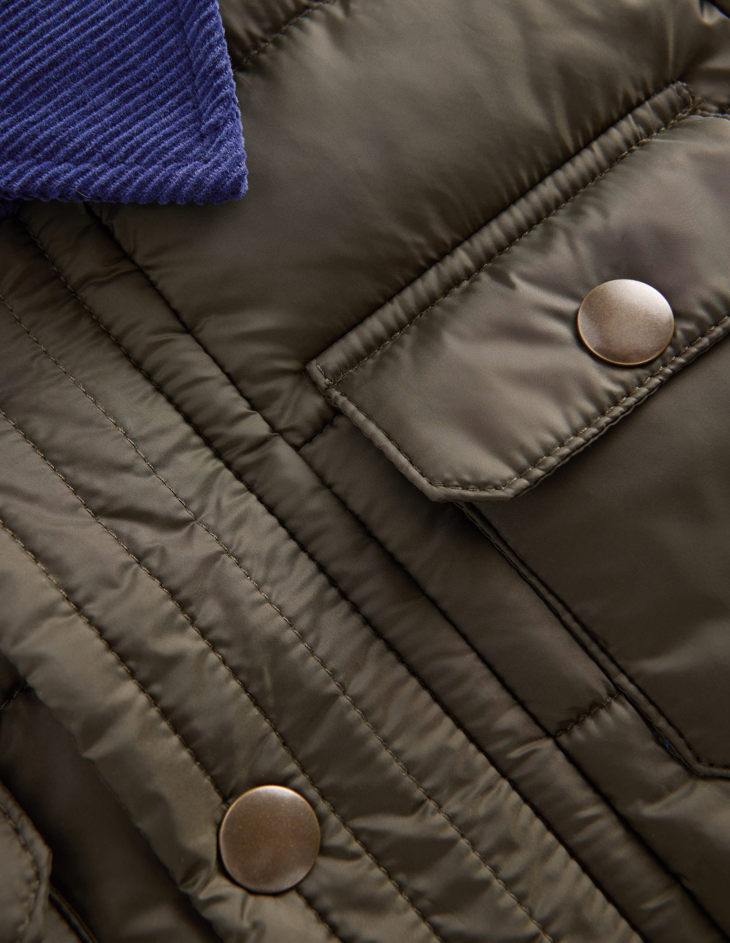 Smart Padded Jacket-Khaki