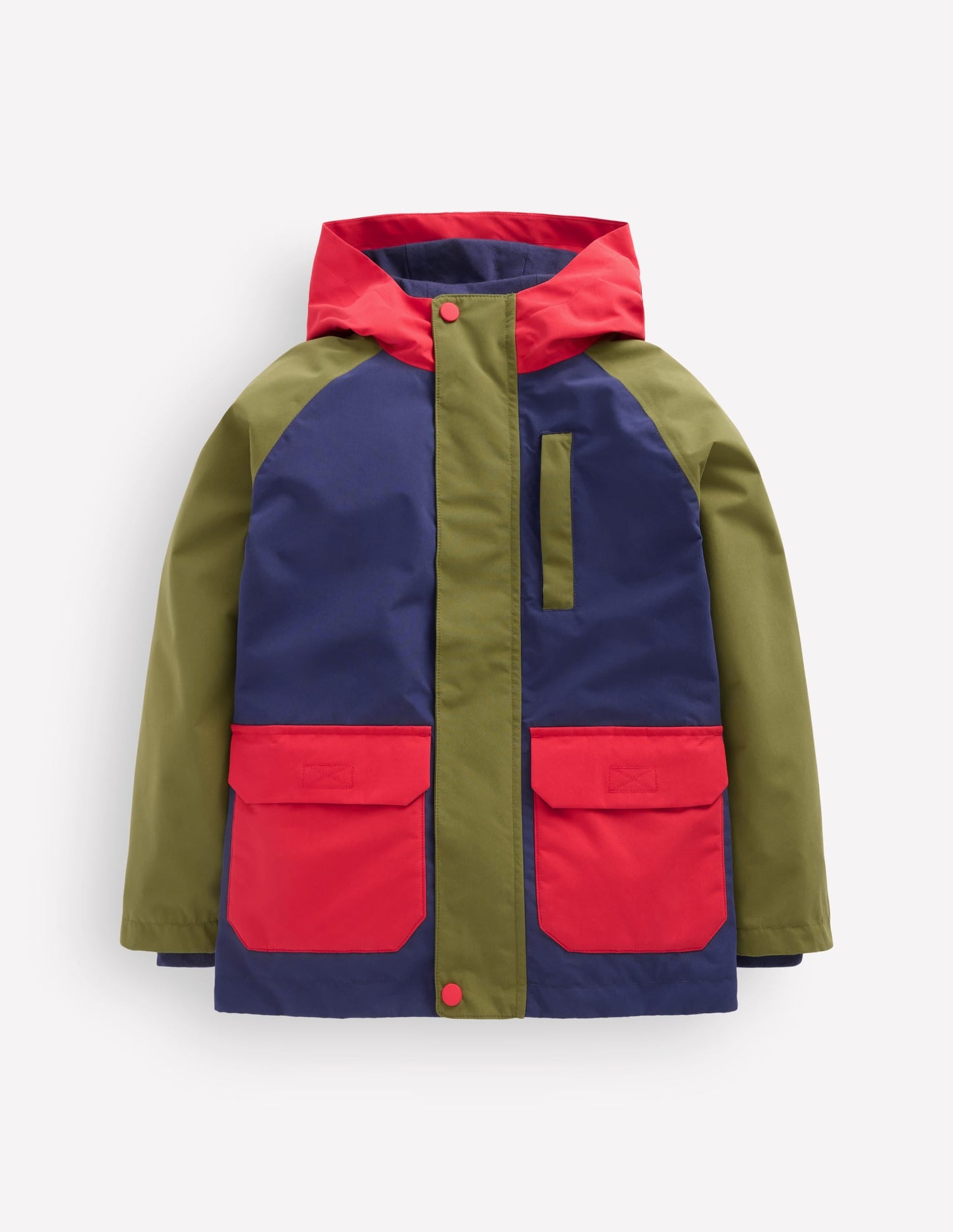 Waterproof Fisherman's Jacket-Colourblock