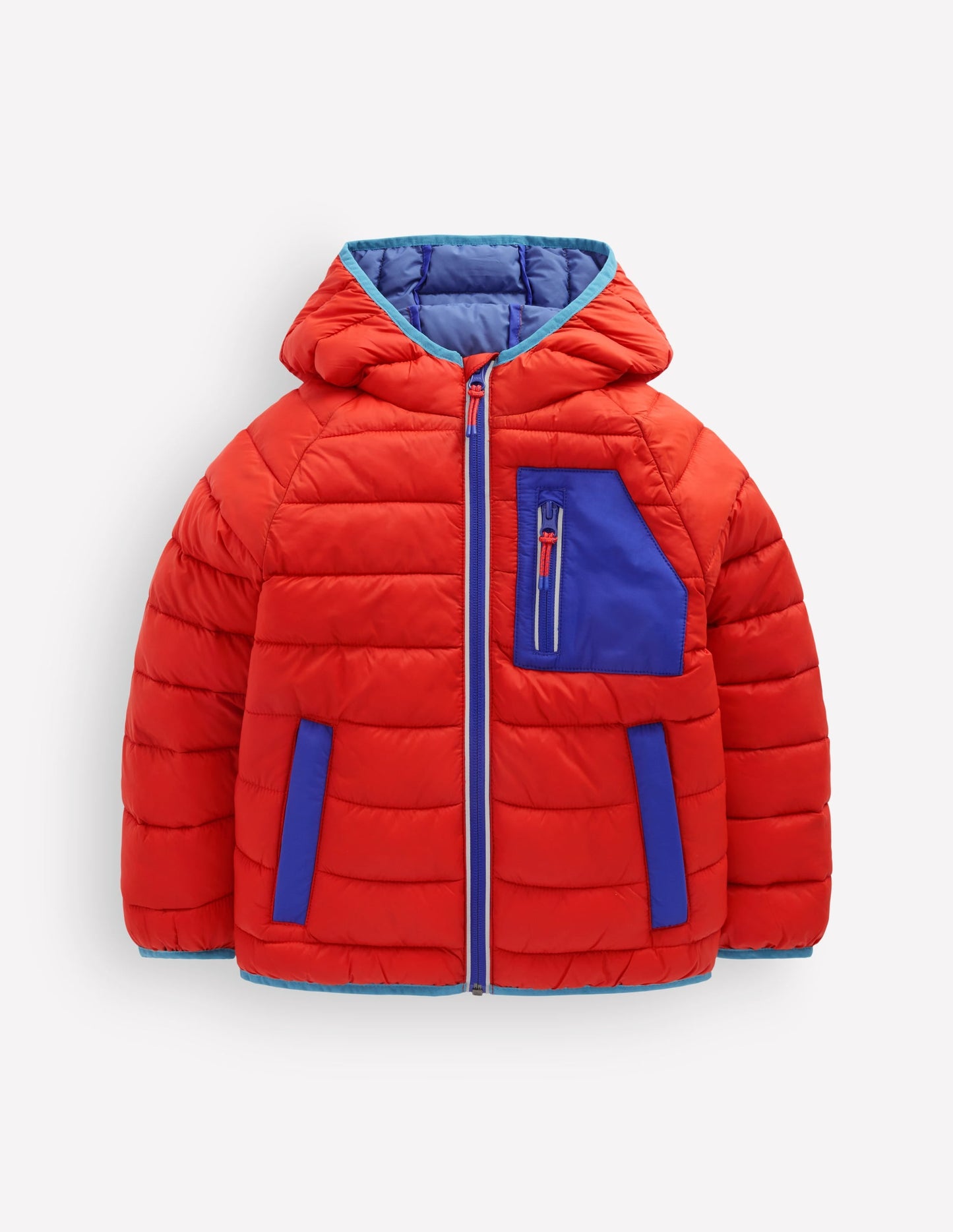Pack-away Padded Jacket-Aurora Red