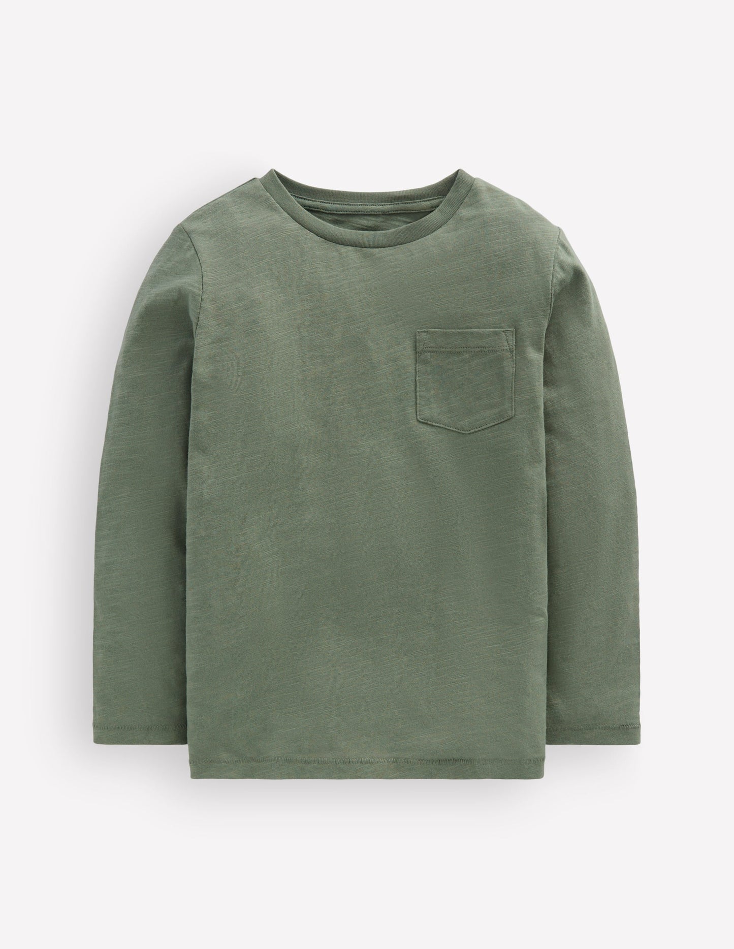 Everyday Long Sleeve T-Shirt-Bottle Green