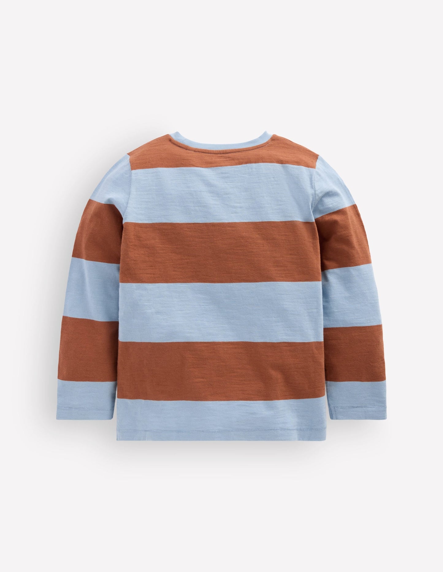 Everyday Long Sleeve T-Shirt-Glacier Blue / Russet
