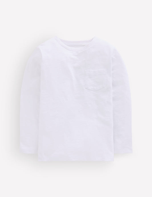 Everyday Long Sleeve T-Shirt-White
